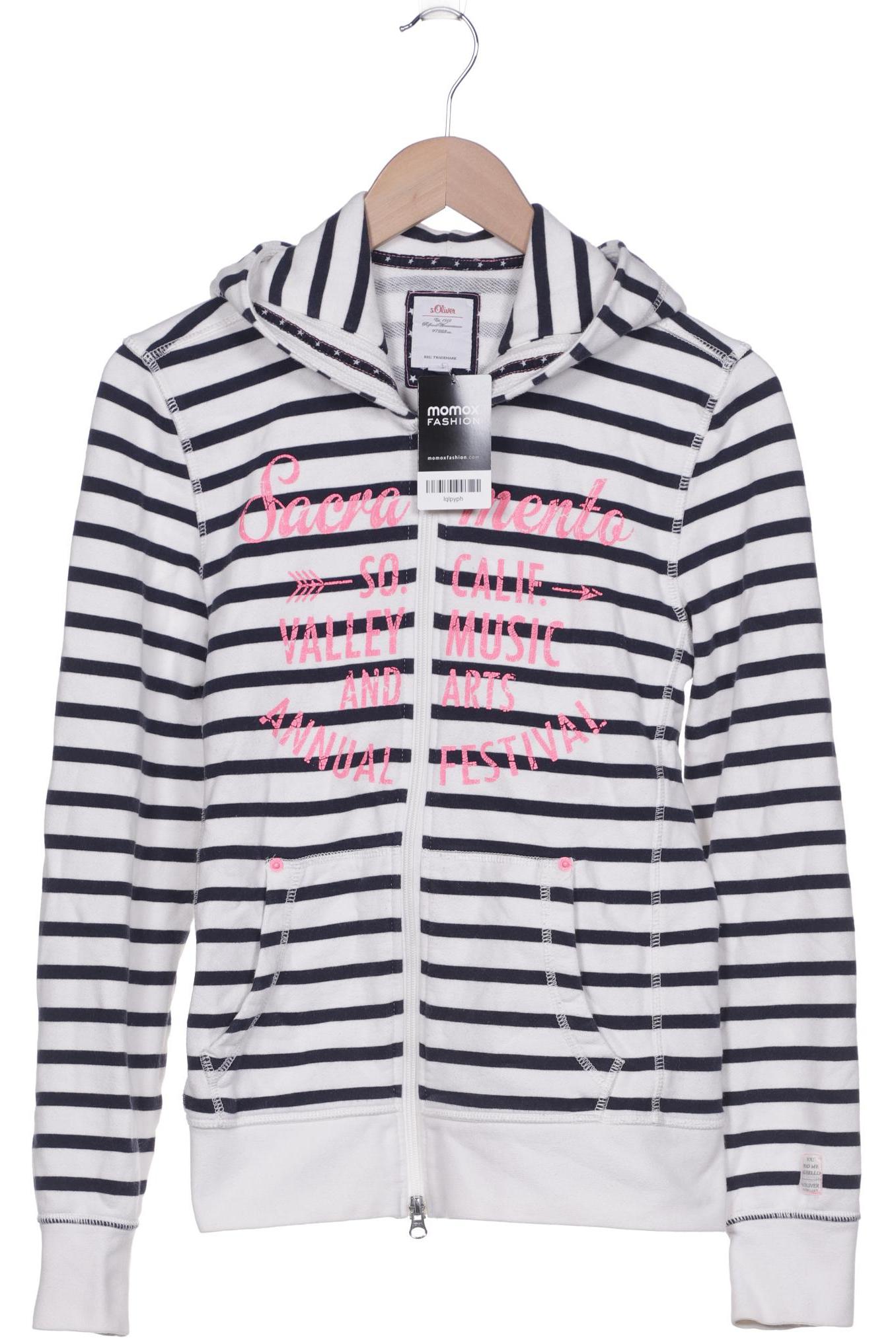 

s.Oliver Damen Kapuzenpullover, weiß