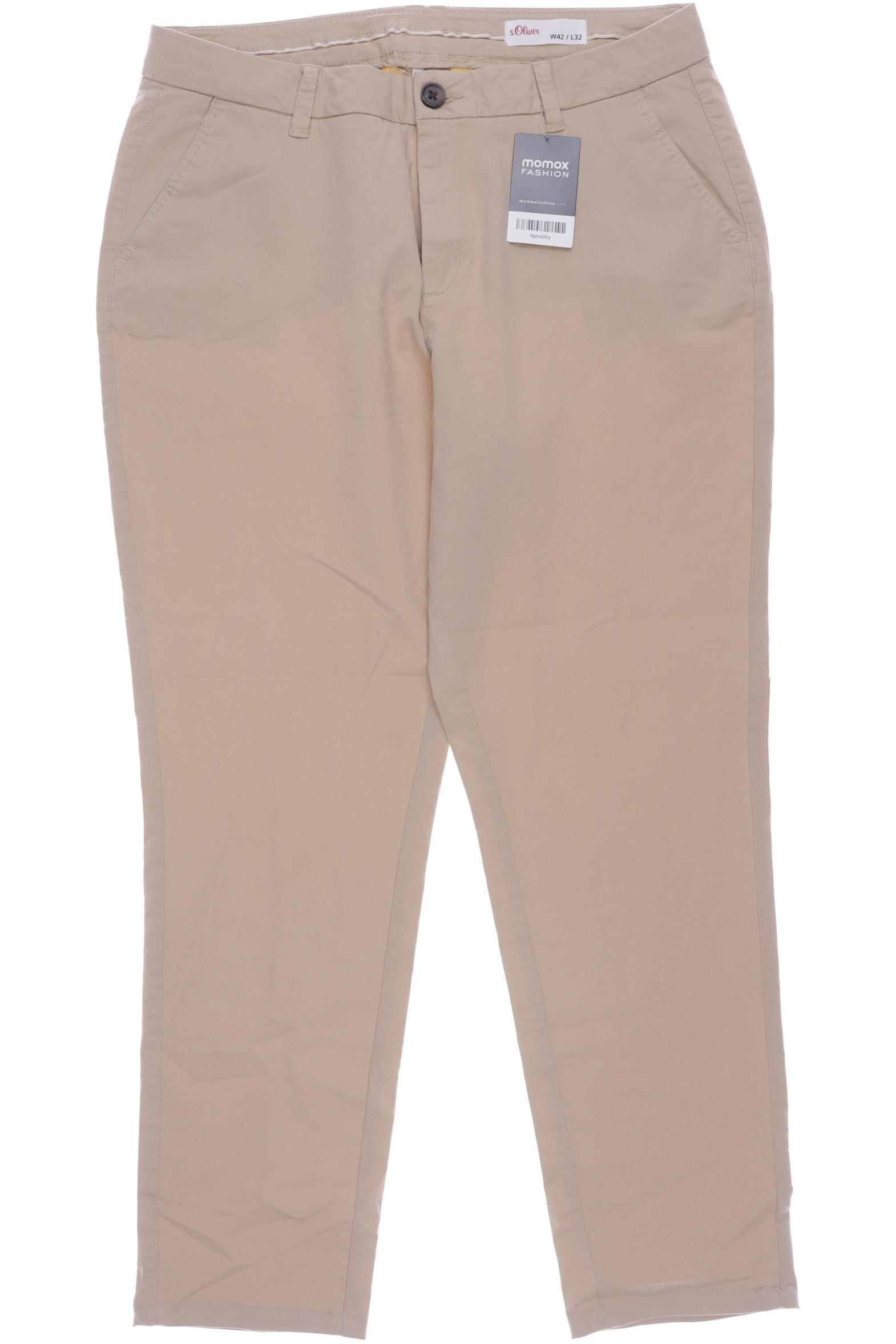 

s.Oliver Damen Stoffhose, beige