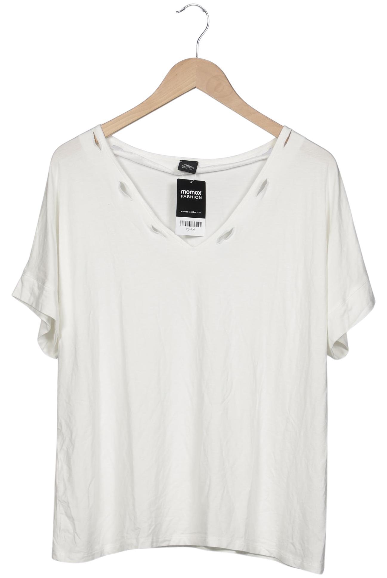 

s.Oliver Damen T-Shirt, cremeweiß, Gr. 46