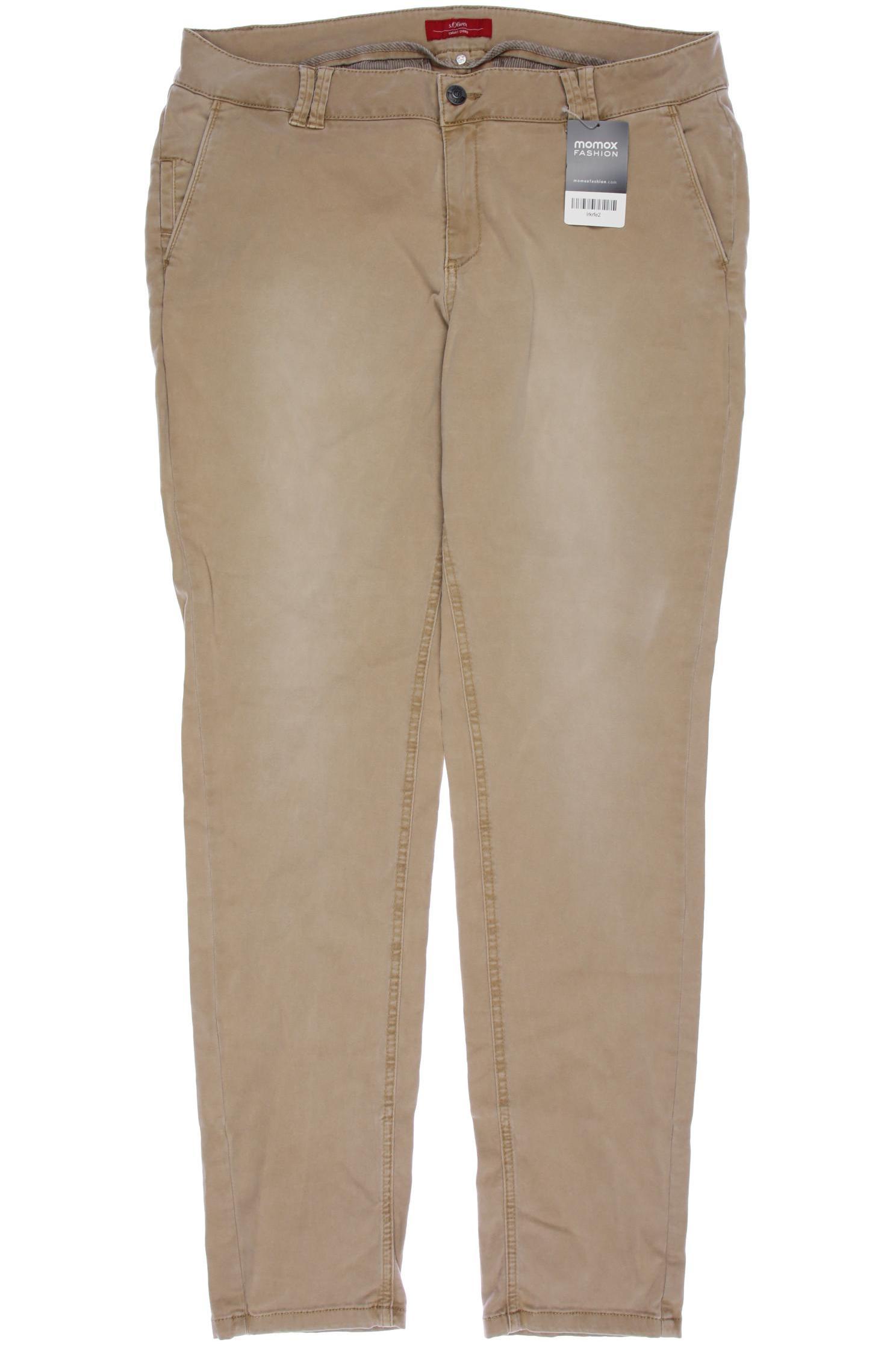 

s.Oliver Damen Stoffhose, beige, Gr. 42