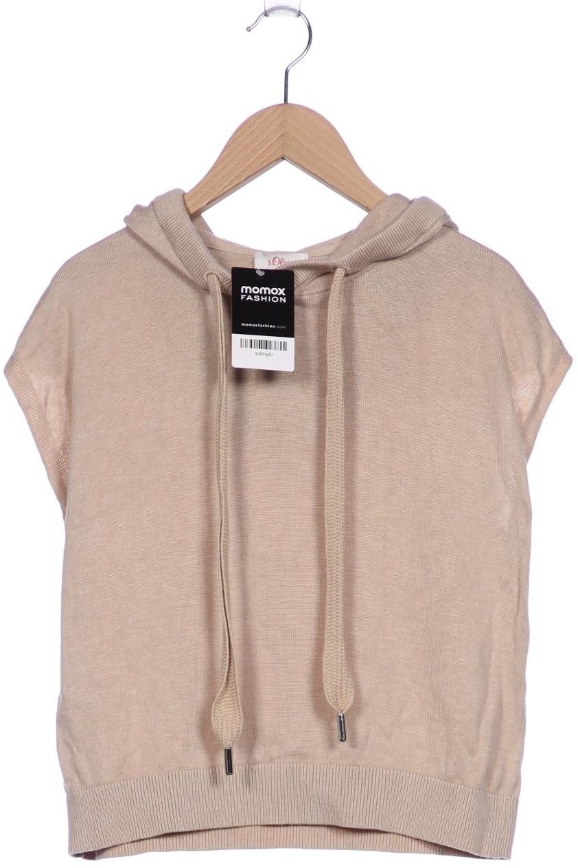

s.Oliver Damen Pullover, beige, Gr. 34
