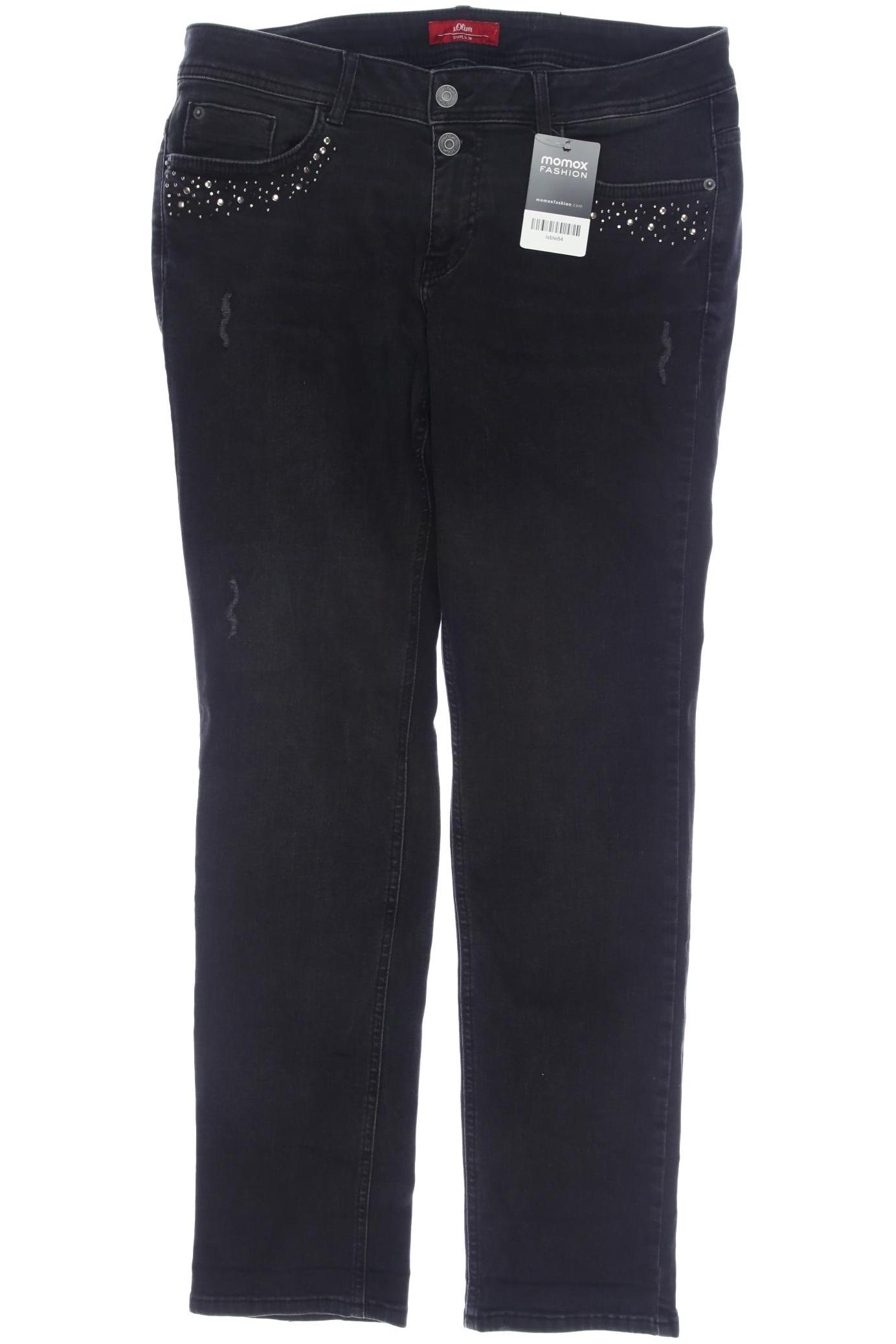 

s.Oliver Damen Jeans, schwarz, Gr. 32