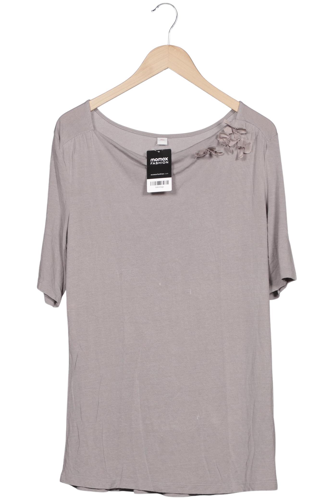 

s.Oliver Damen T-Shirt, grau, Gr. 46
