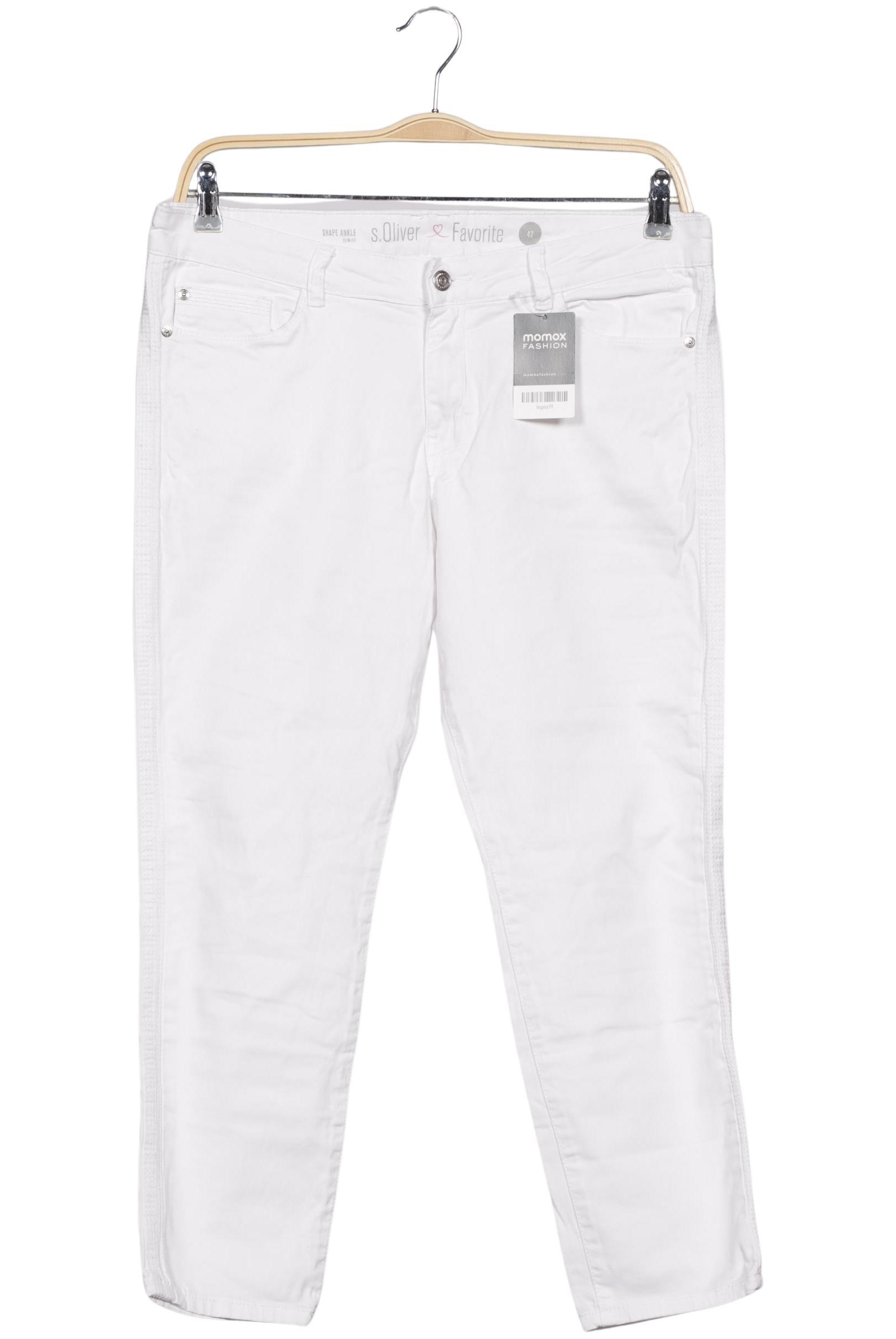 

s.Oliver Damen Jeans, weiß, Gr. 42