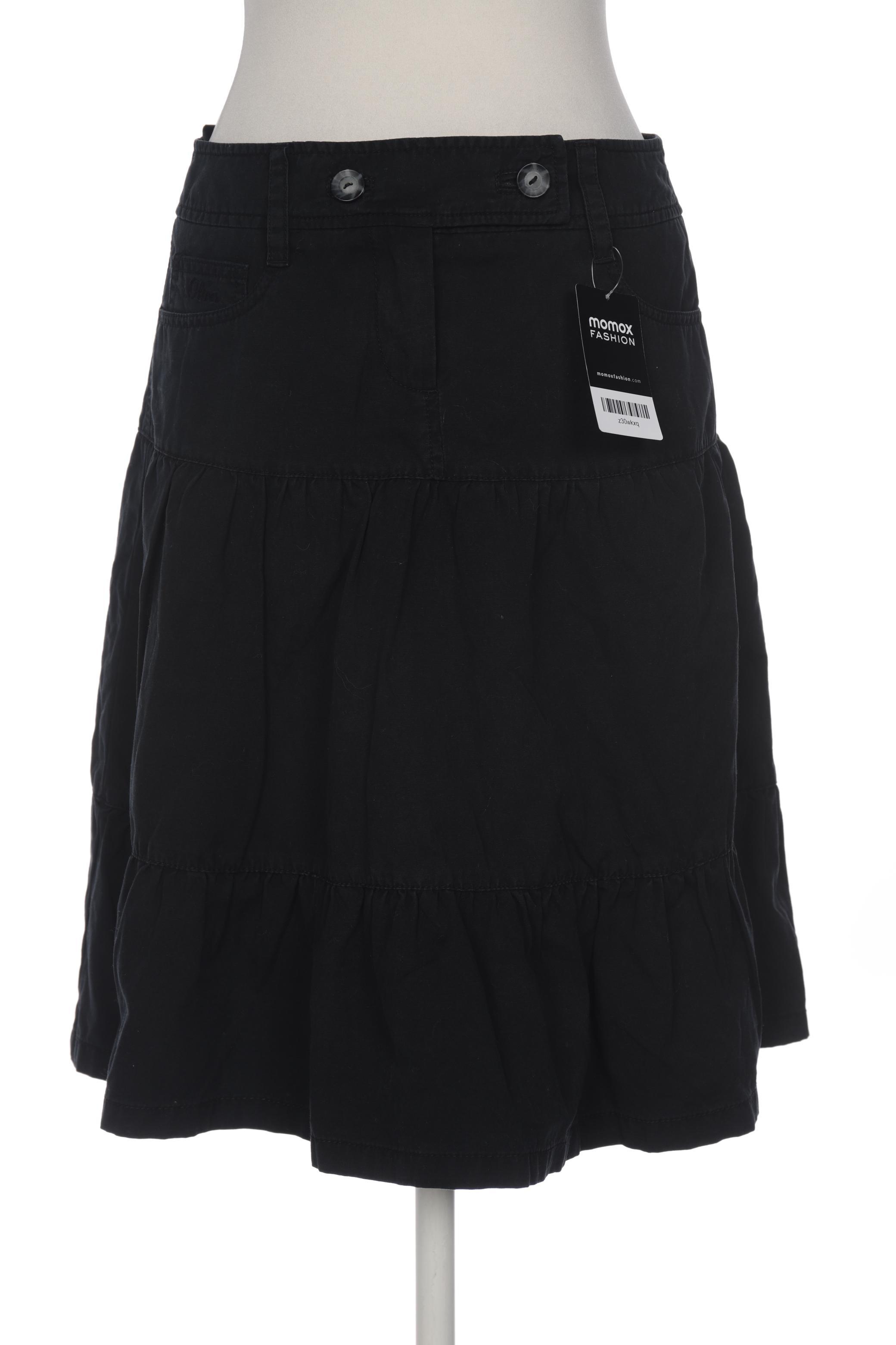 

s.Oliver Damen Rock, schwarz, Gr. 34