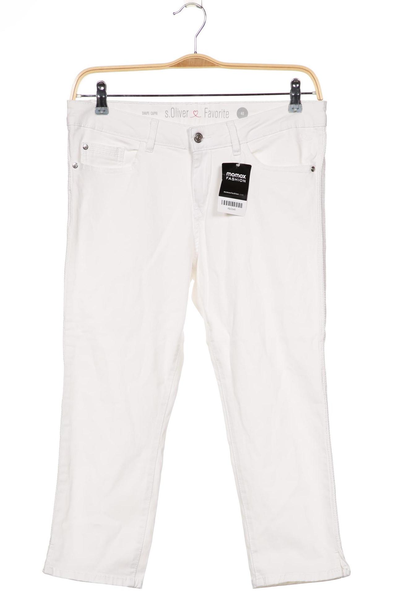 

s.Oliver Damen Jeans, weiß, Gr. 40