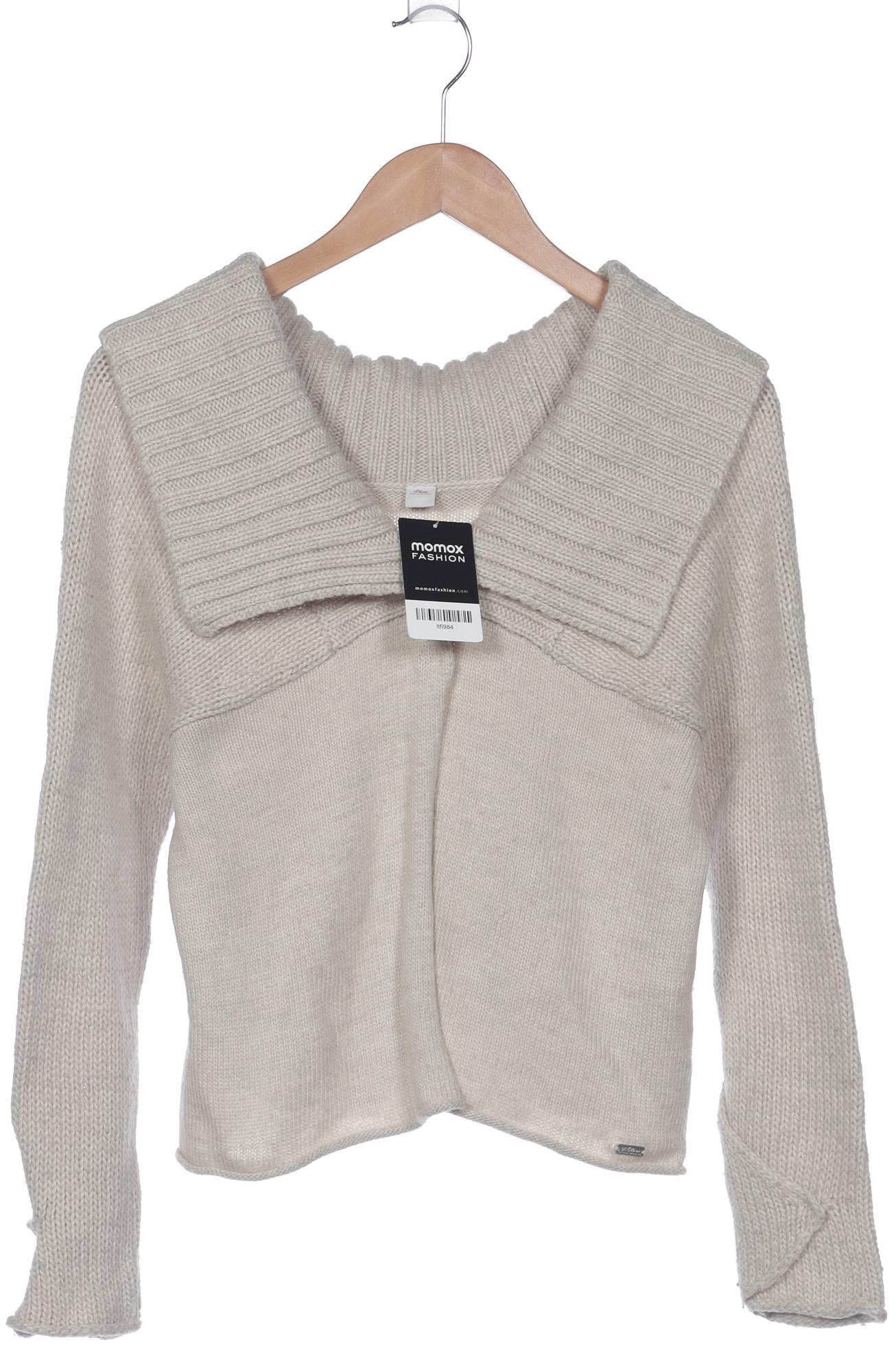 

s.Oliver Damen Strickjacke, beige, Gr. 38