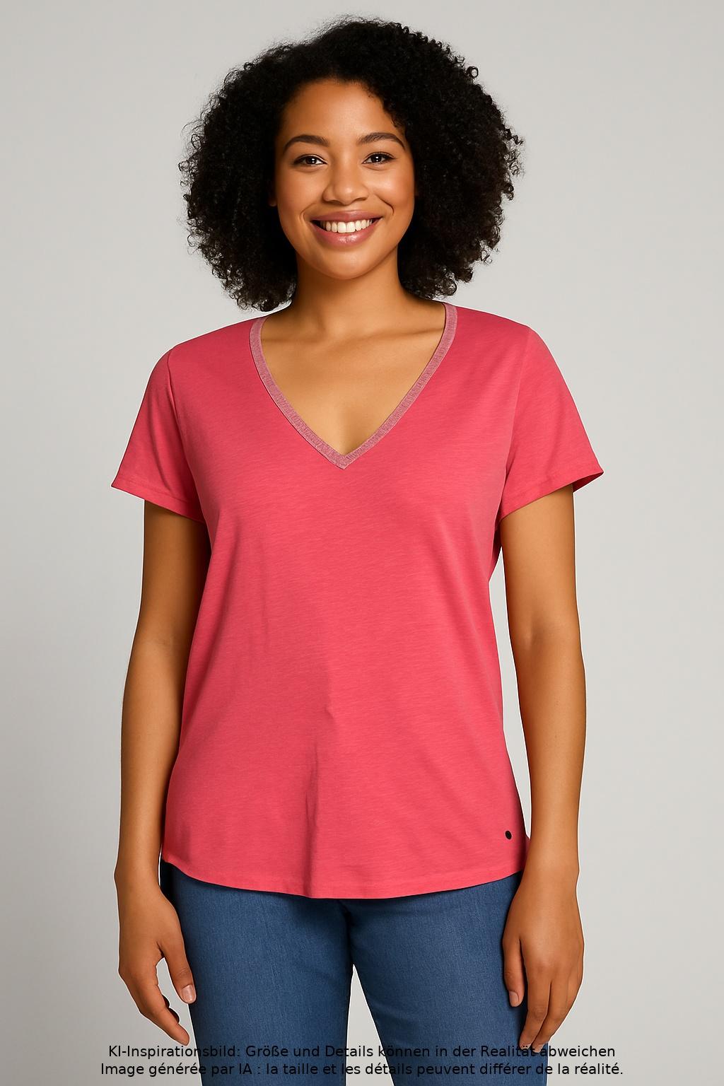 

s.Oliver Damen T-Shirt, pink, Gr. 40