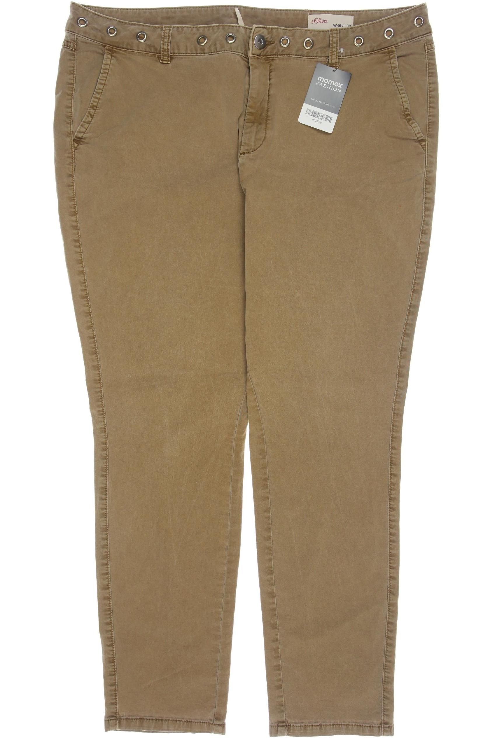

s.Oliver Damen Stoffhose, beige, Gr. 46