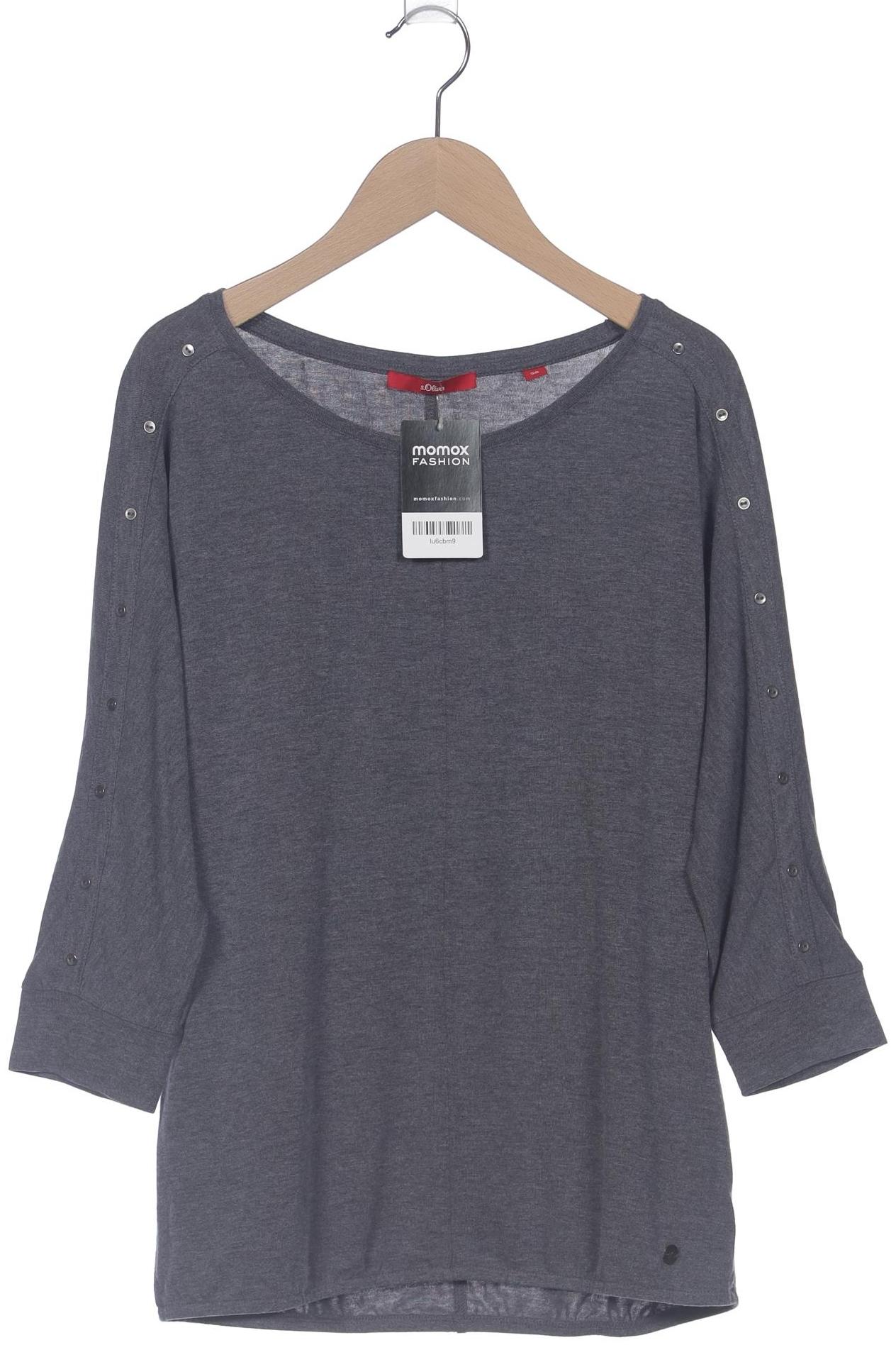 

s.Oliver Damen Langarmshirt, grau, Gr. 36