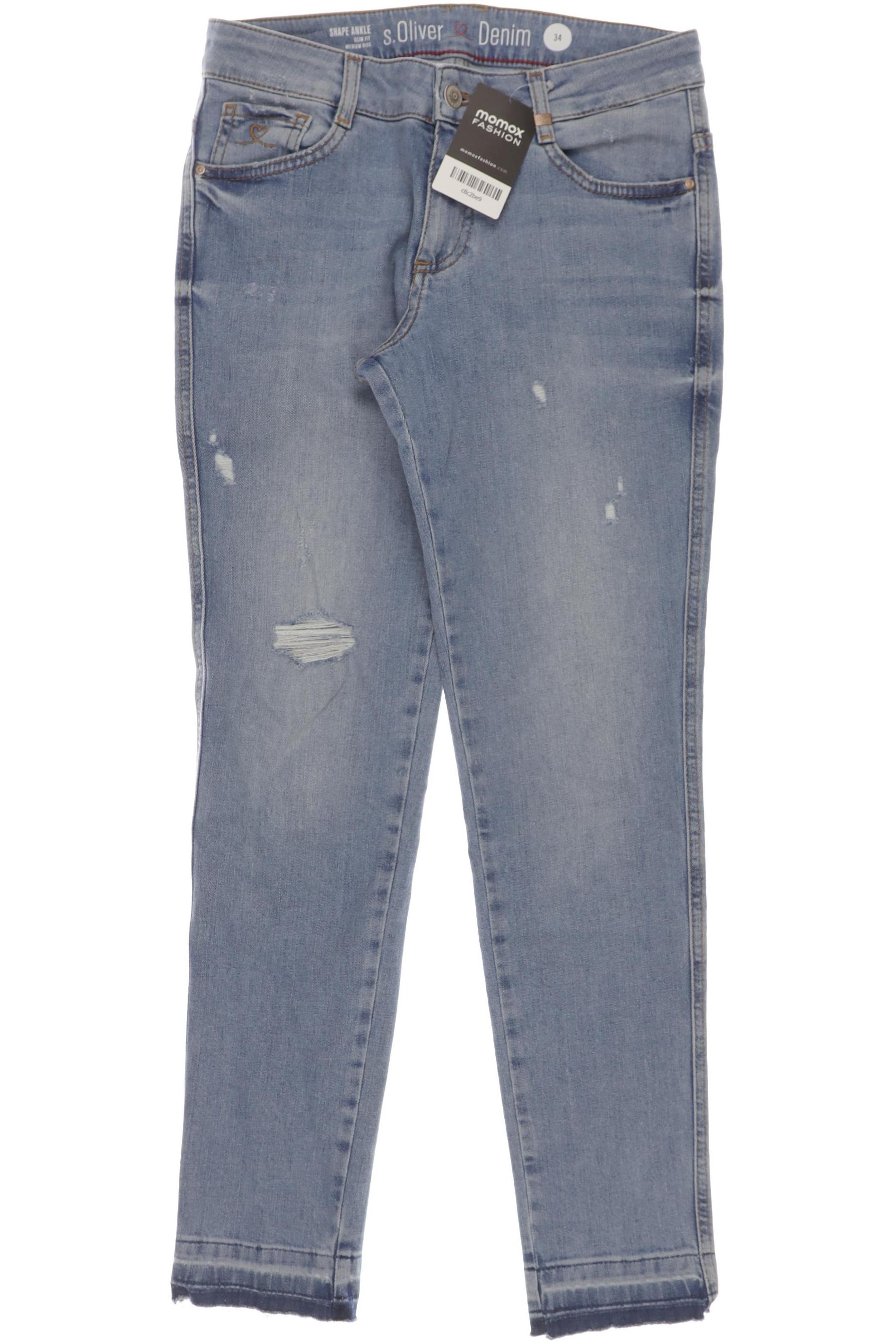 

s.Oliver Damen Jeans, blau