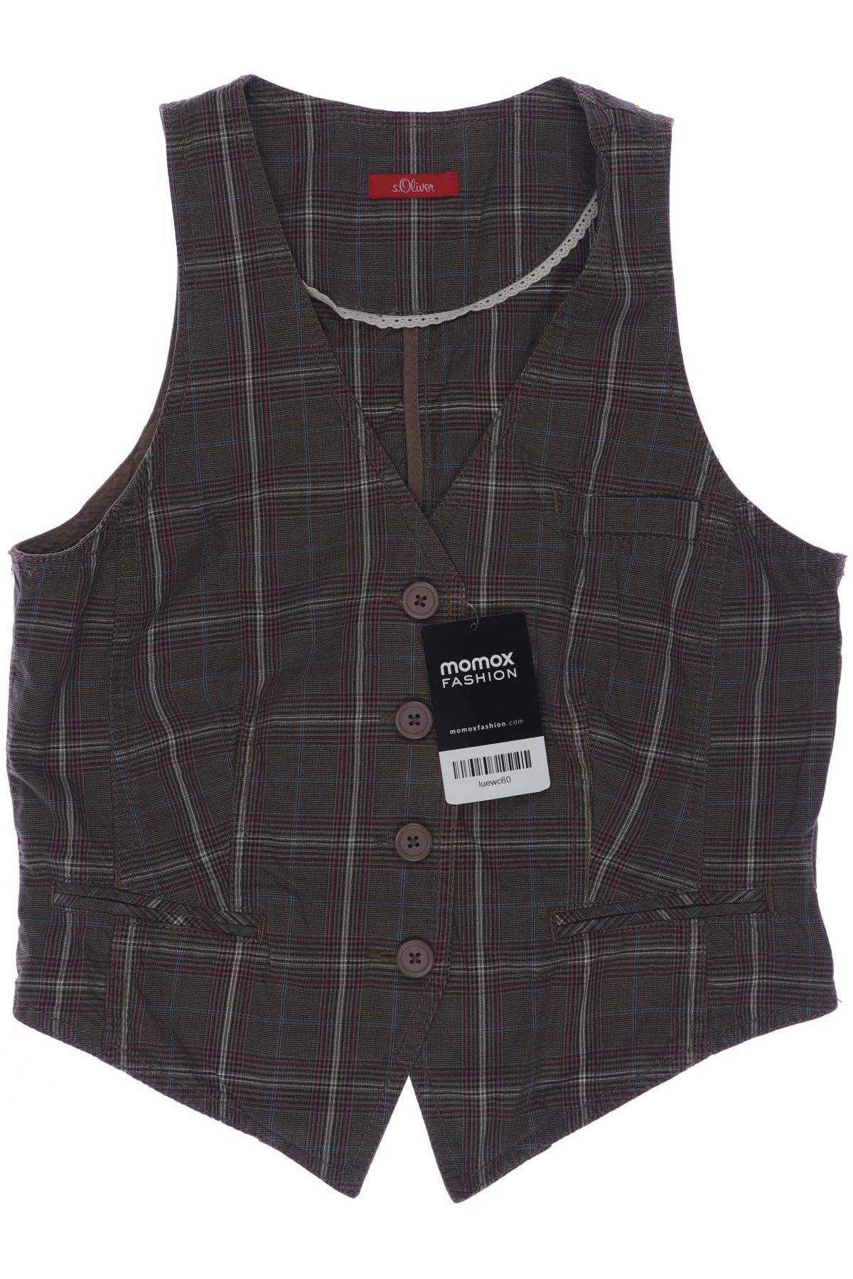 

s.Oliver Damen Weste, braun, Gr. 36
