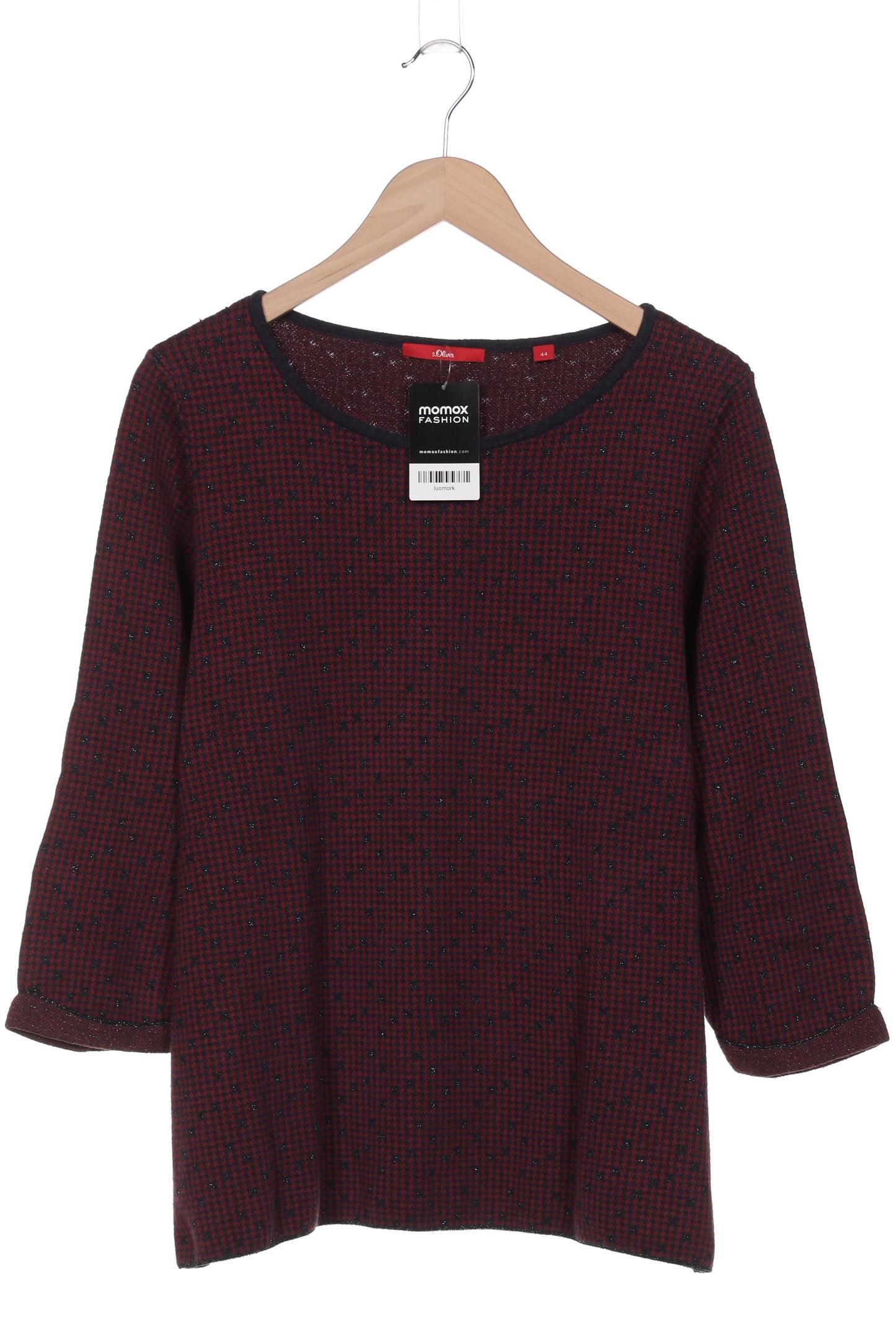

s.Oliver Damen Pullover, bordeaux, Gr. 44