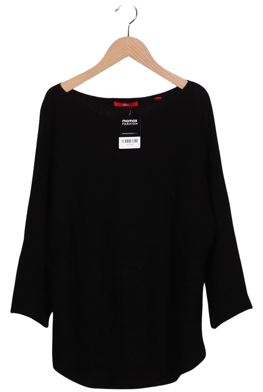 

s.Oliver Damen Pullover, schwarz, Gr. 40