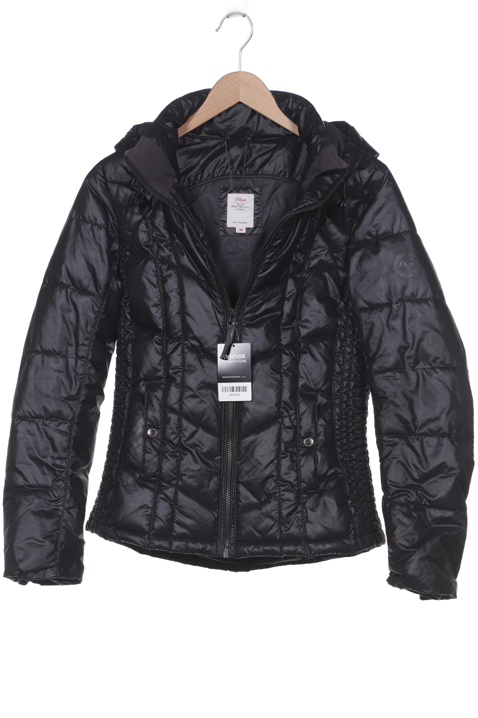 

s.Oliver Damen Jacke, schwarz, Gr. 38