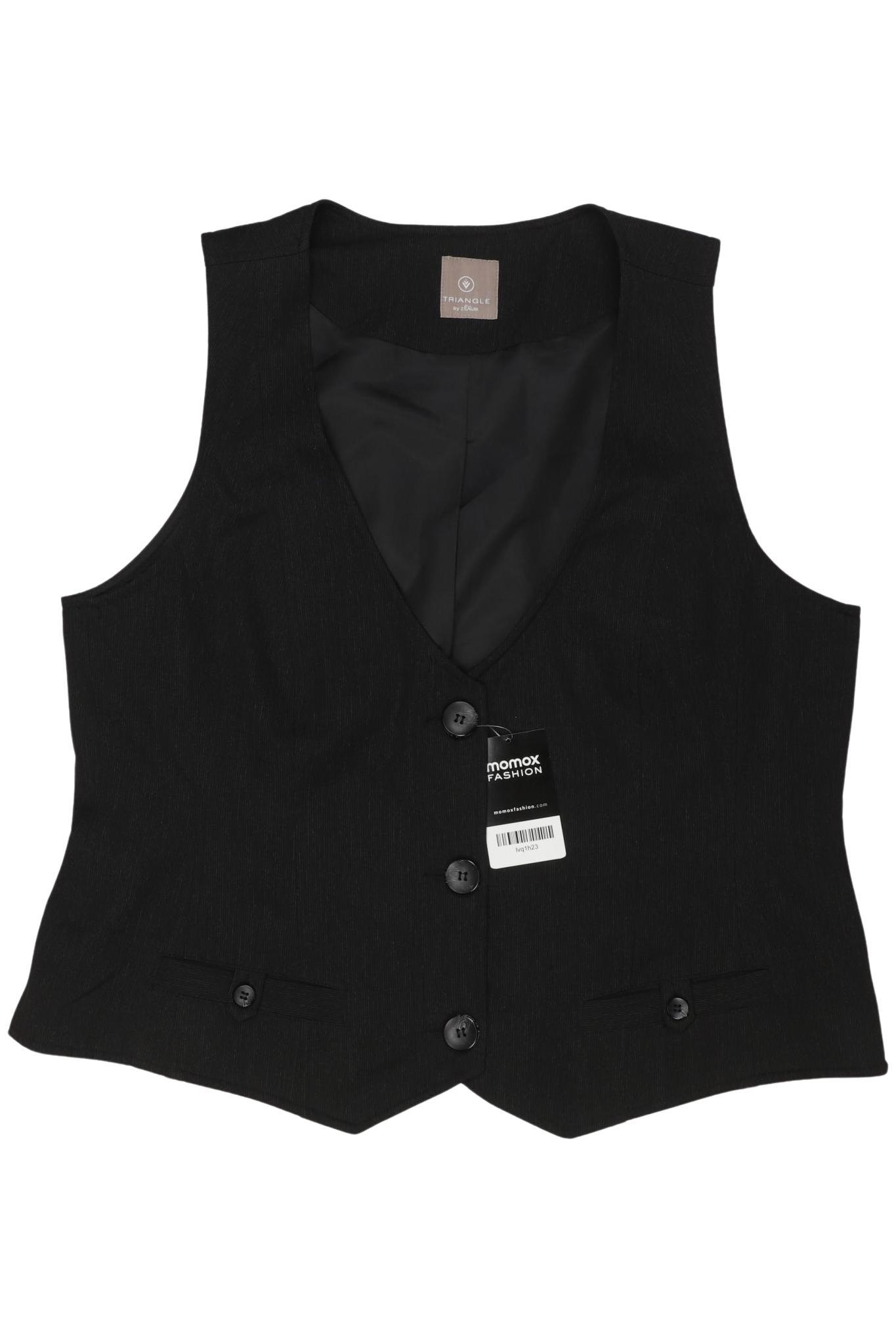 

s.Oliver Damen Weste, schwarz, Gr. 44