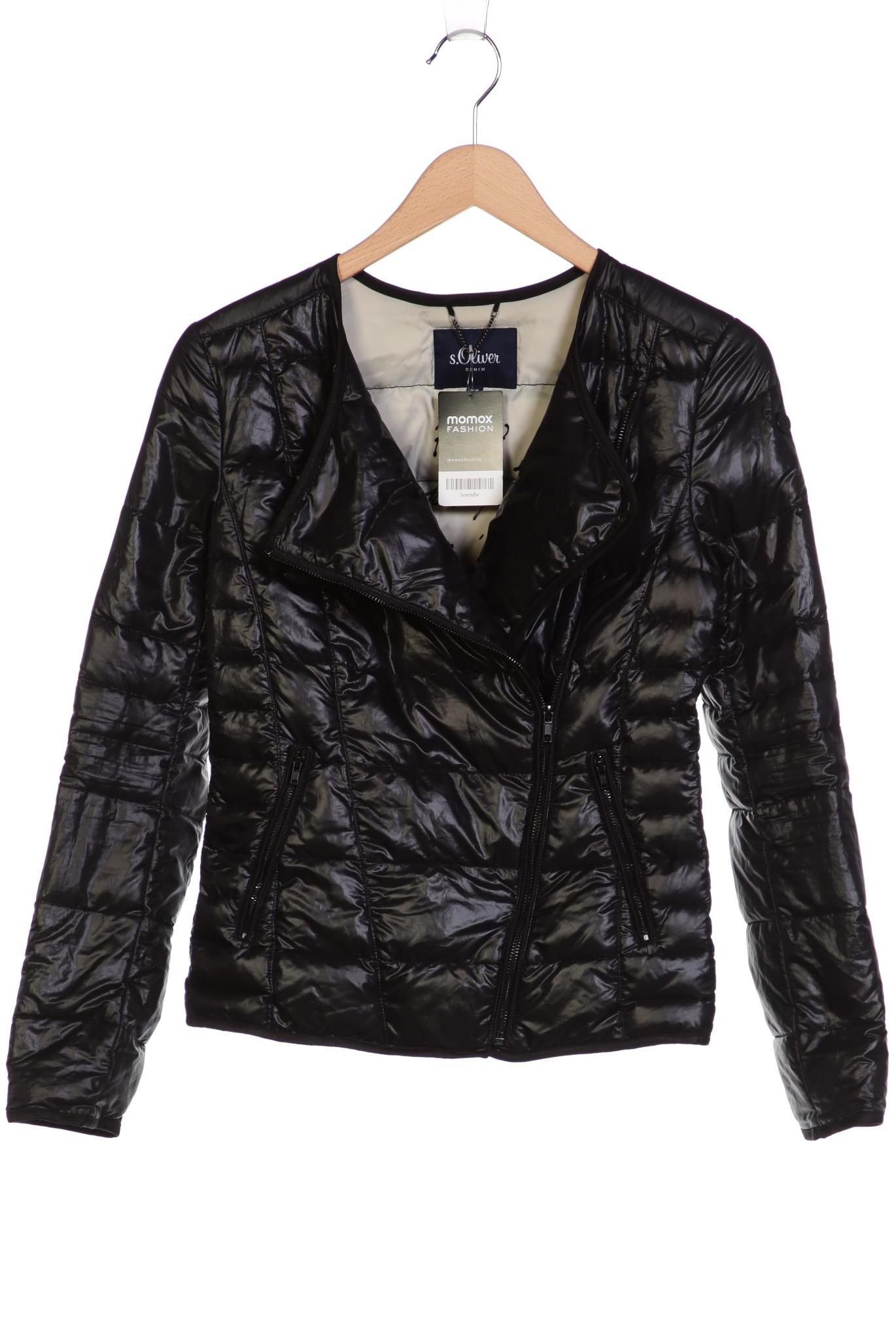 

s.Oliver Damen Jacke, schwarz, Gr. 34