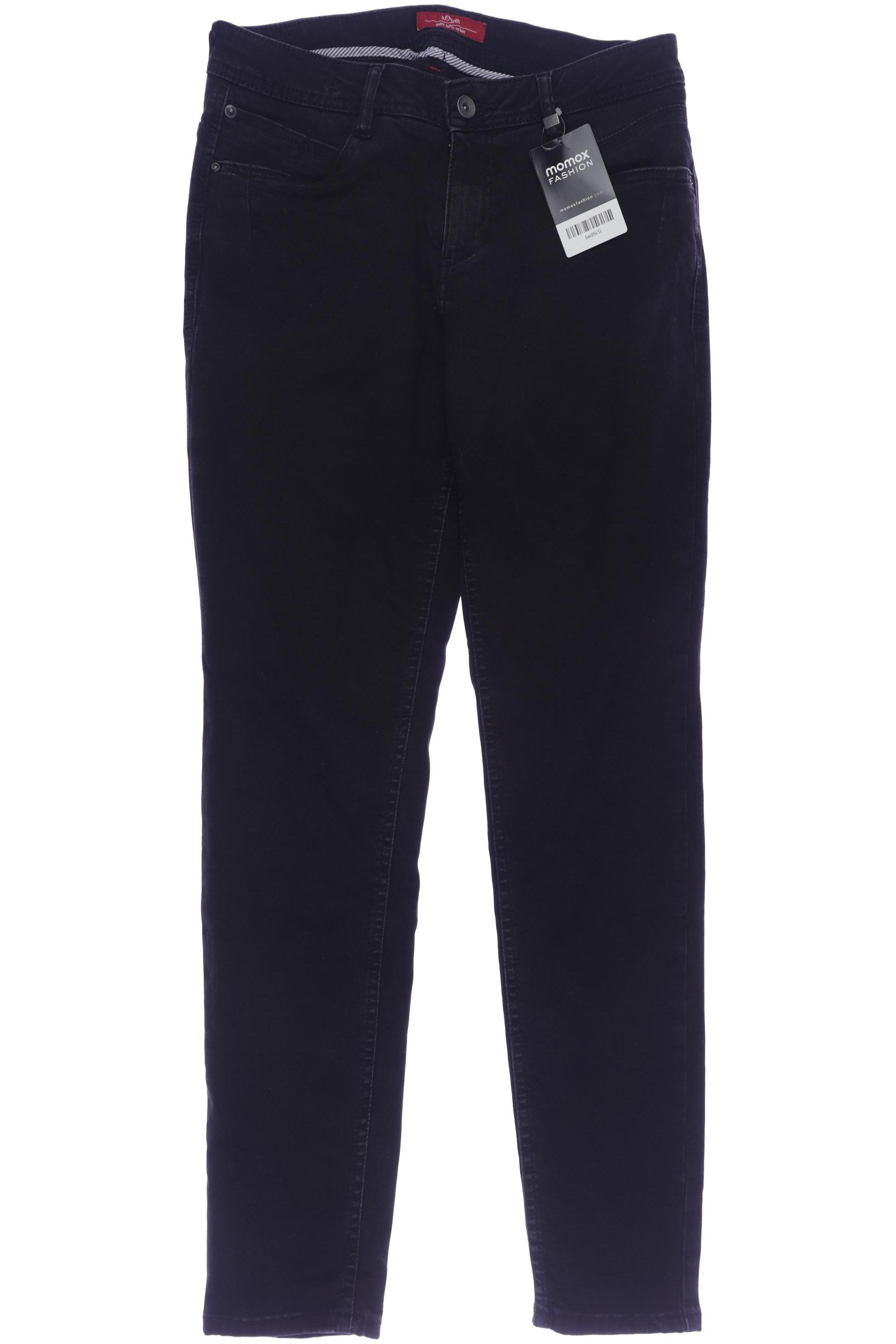 

s.Oliver Damen Jeans, schwarz, Gr. 38