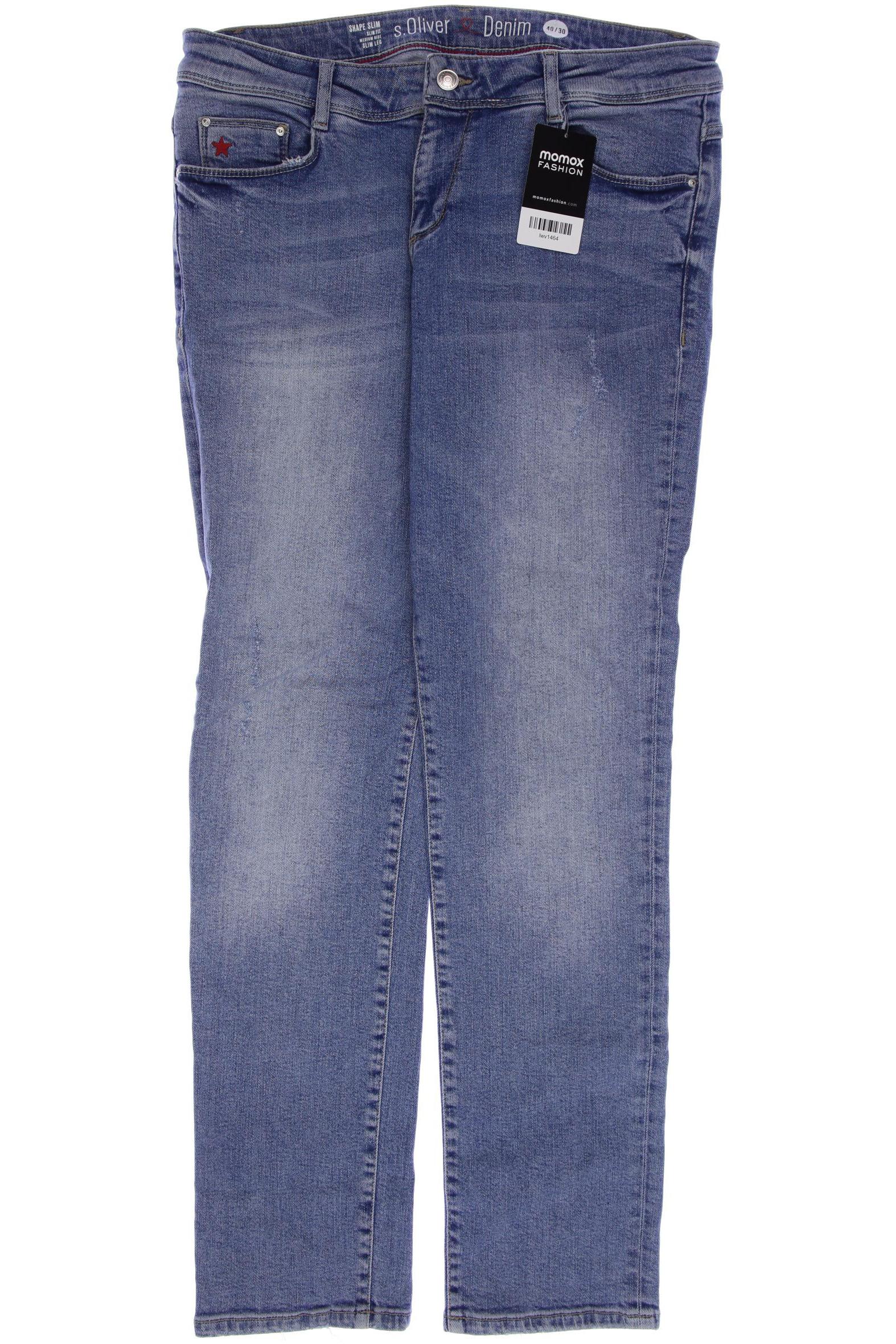 

s.Oliver Damen Jeans, blau