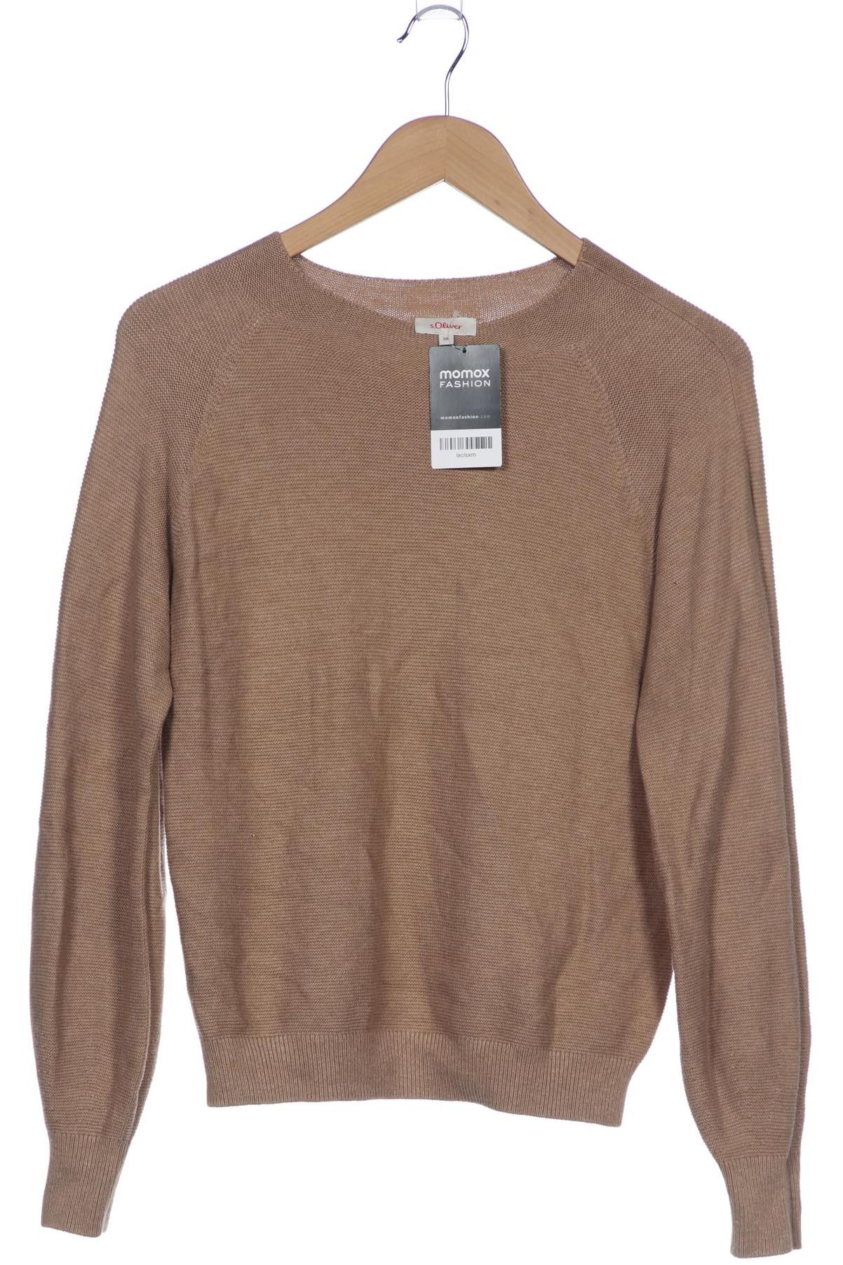 

s.Oliver Damen Pullover, beige, Gr. 38