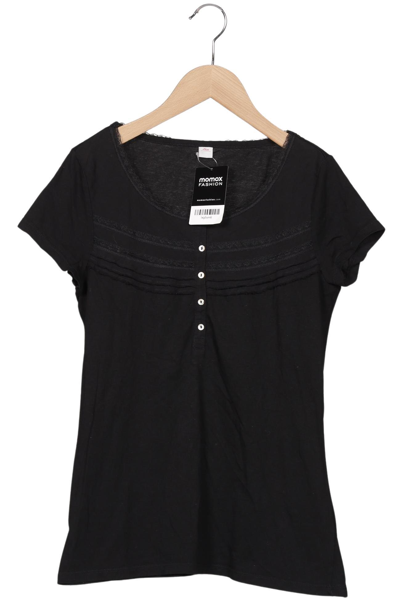 

s.Oliver Damen T-Shirt, schwarz, Gr. 36