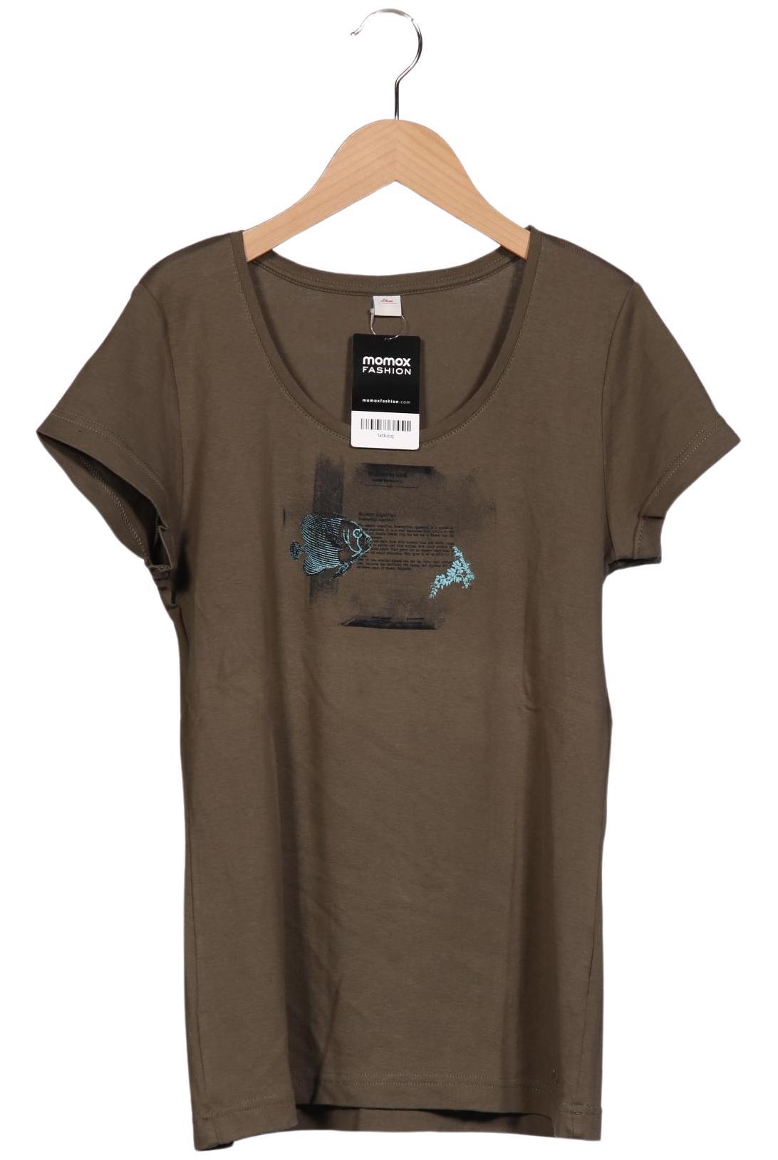 

s.Oliver Damen T-Shirt, grün, Gr. 42