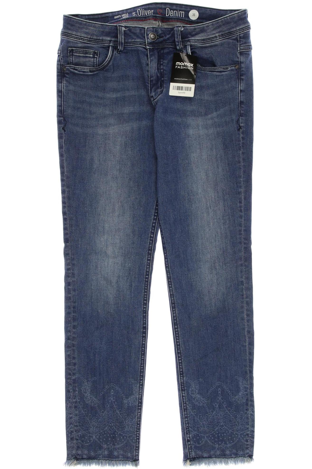 

s.Oliver Damen Jeans, blau