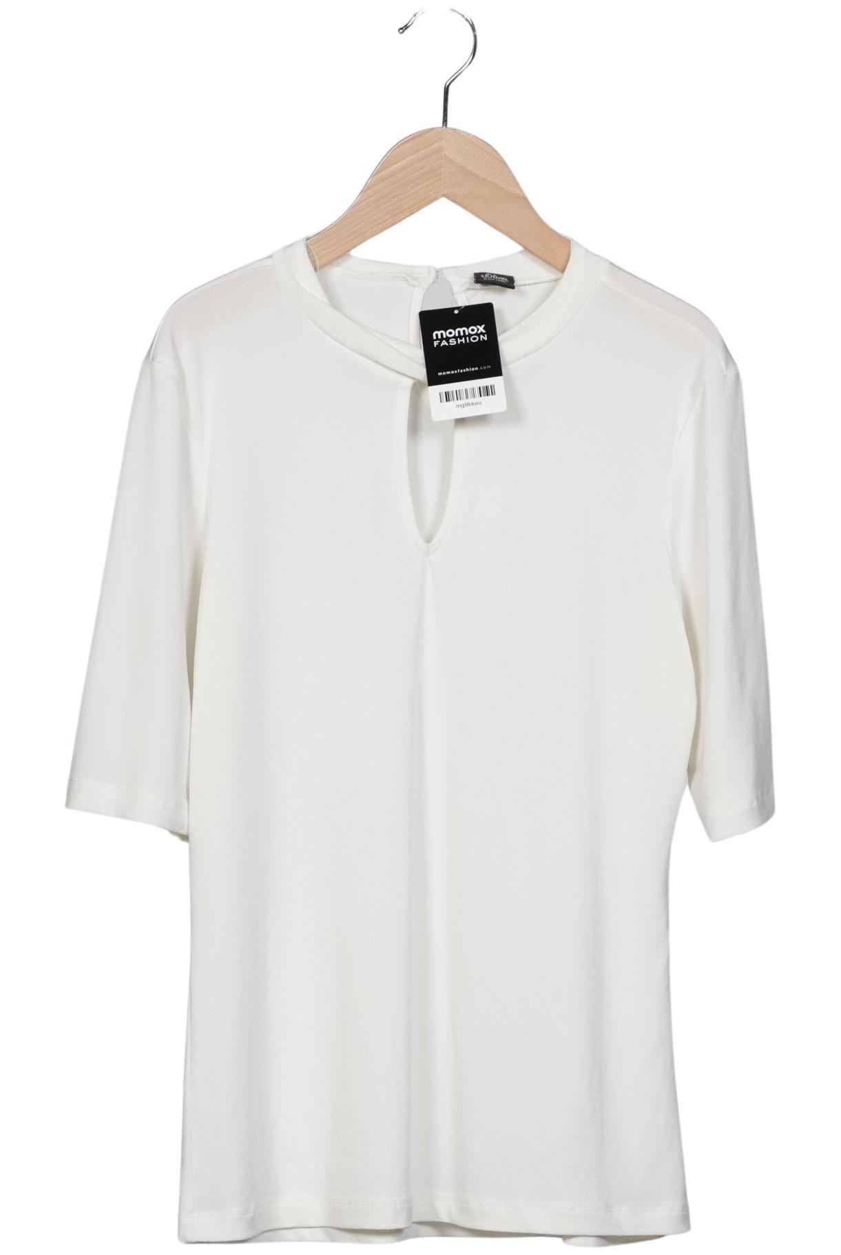 

s.Oliver Damen T-Shirt, cremeweiß, Gr. 38