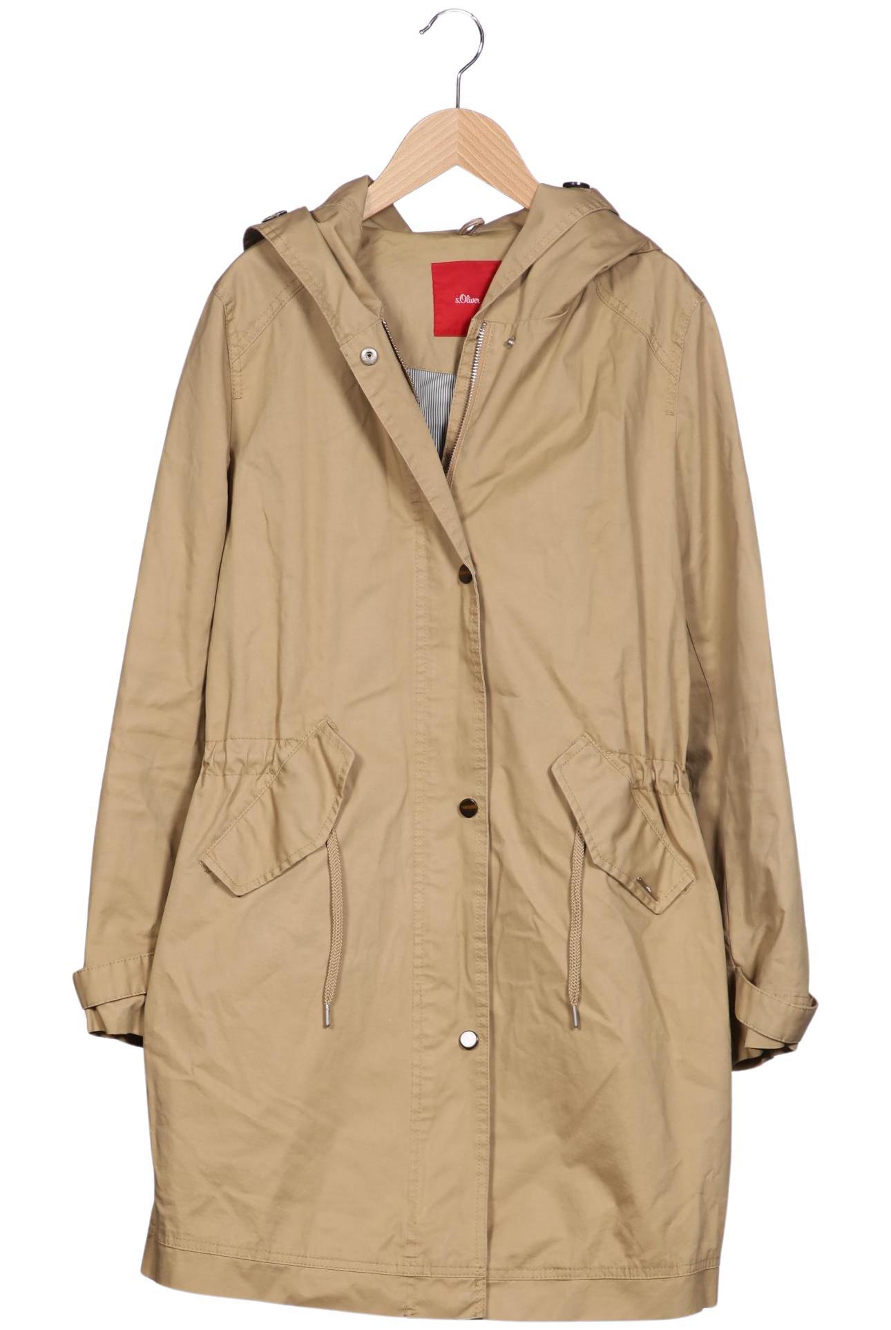 

s.Oliver Damen Mantel, beige, Gr. 36