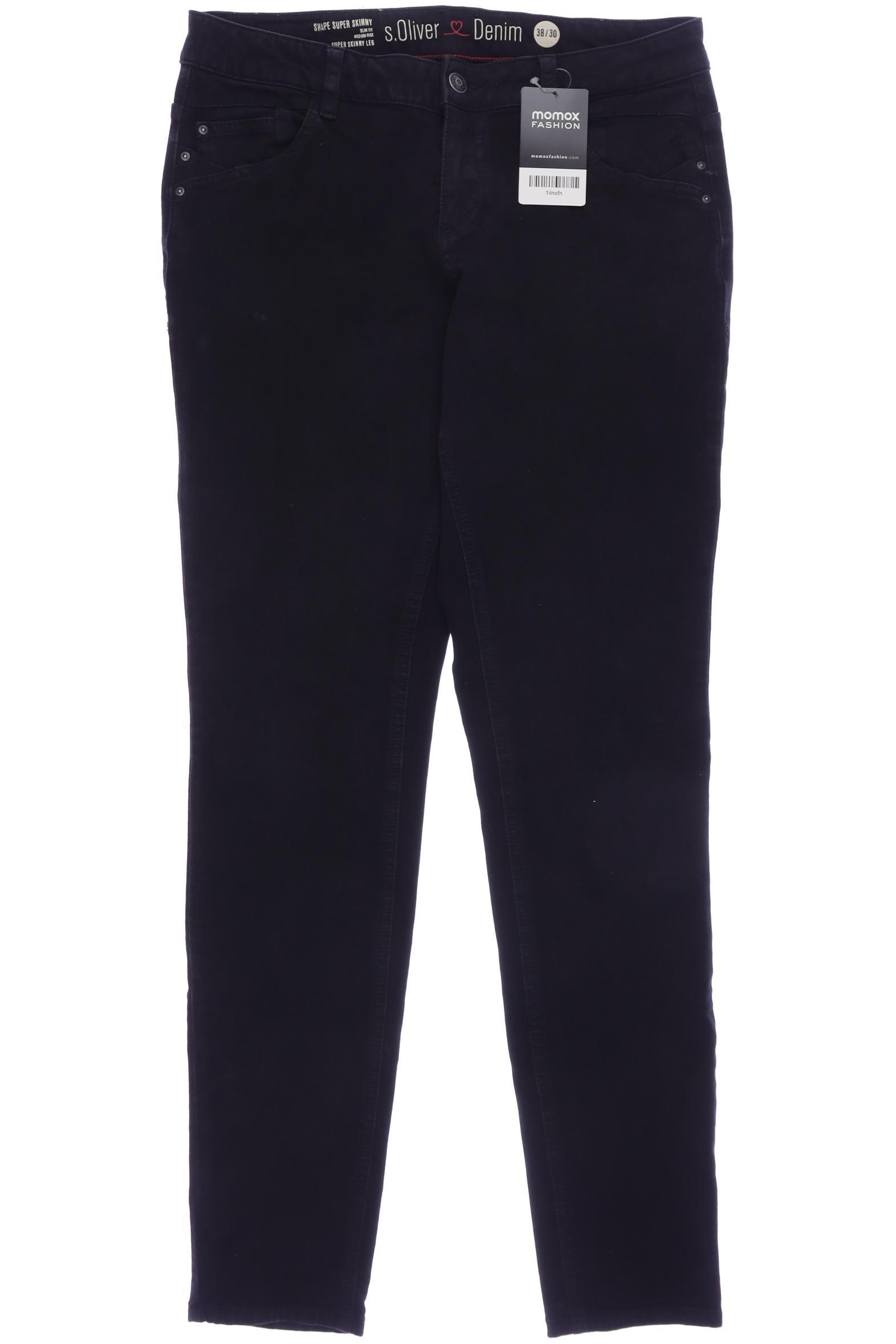 

s.Oliver Damen Jeans, schwarz, Gr. 38