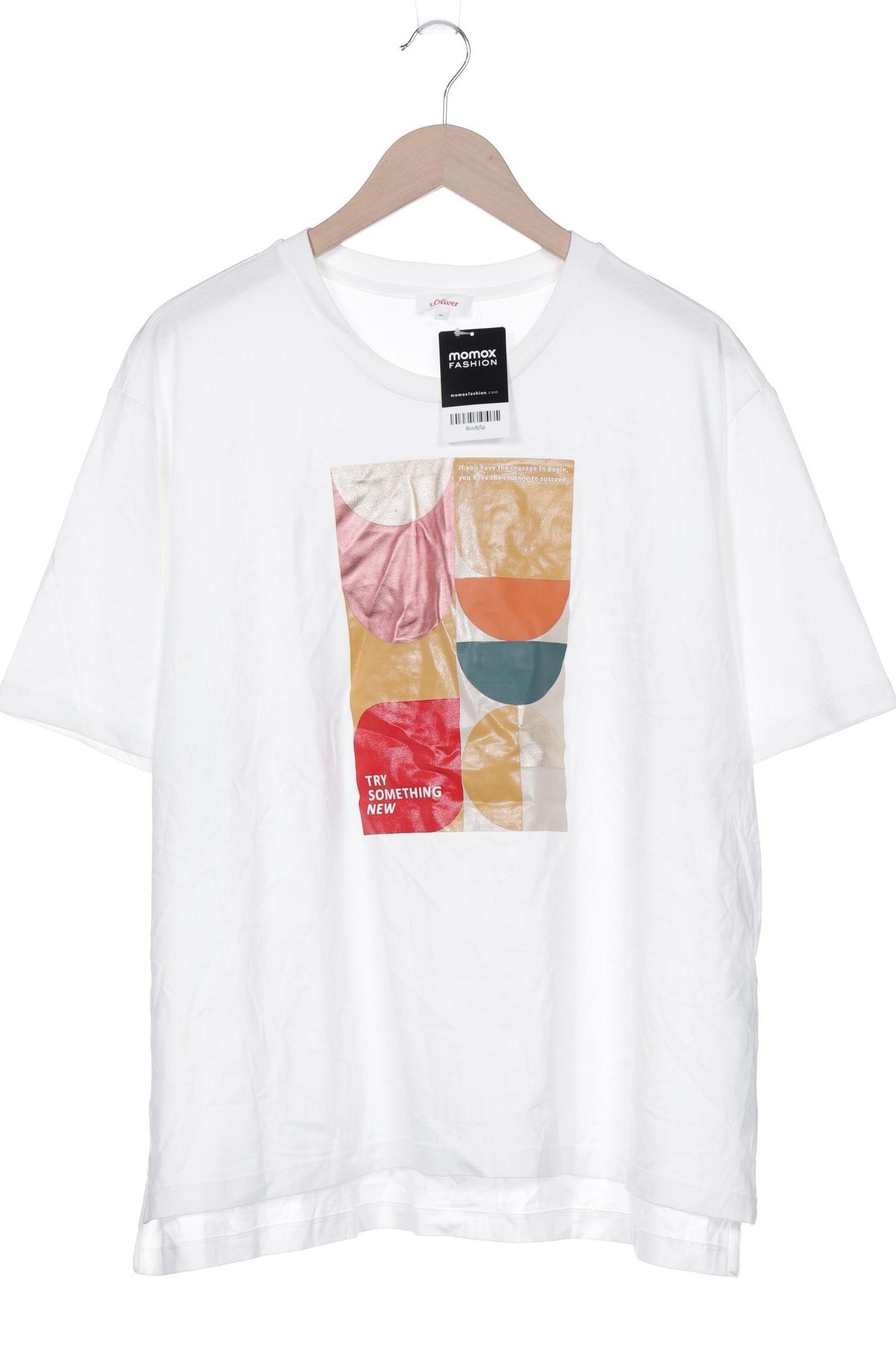 

s.Oliver Damen T-Shirt, weiß, Gr. 44