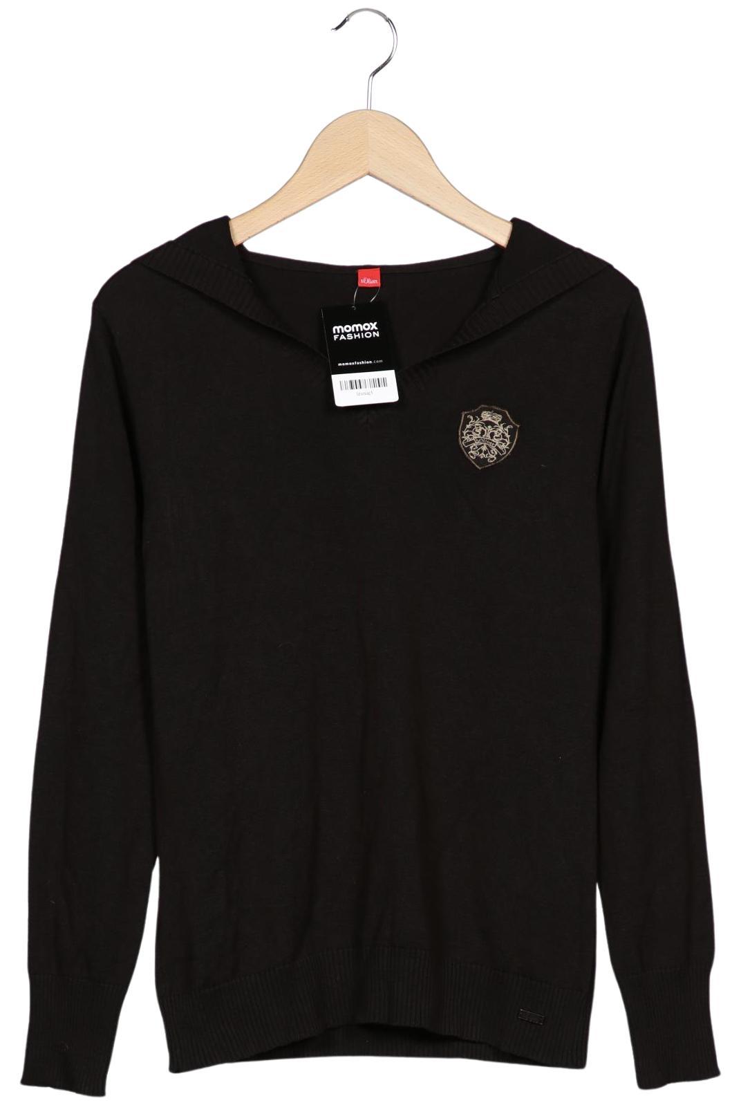 

s.Oliver Damen Pullover, schwarz, Gr. 40