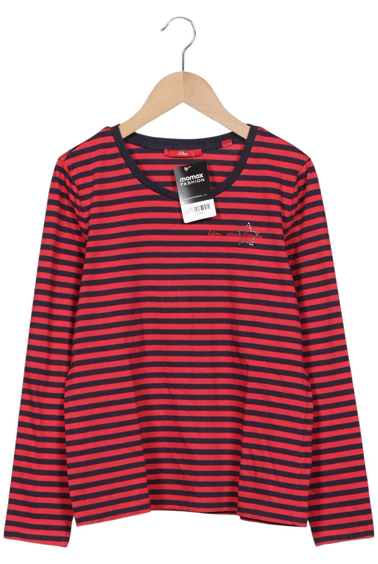 

s.Oliver Damen Langarmshirt, mehrfarbig, Gr. 38