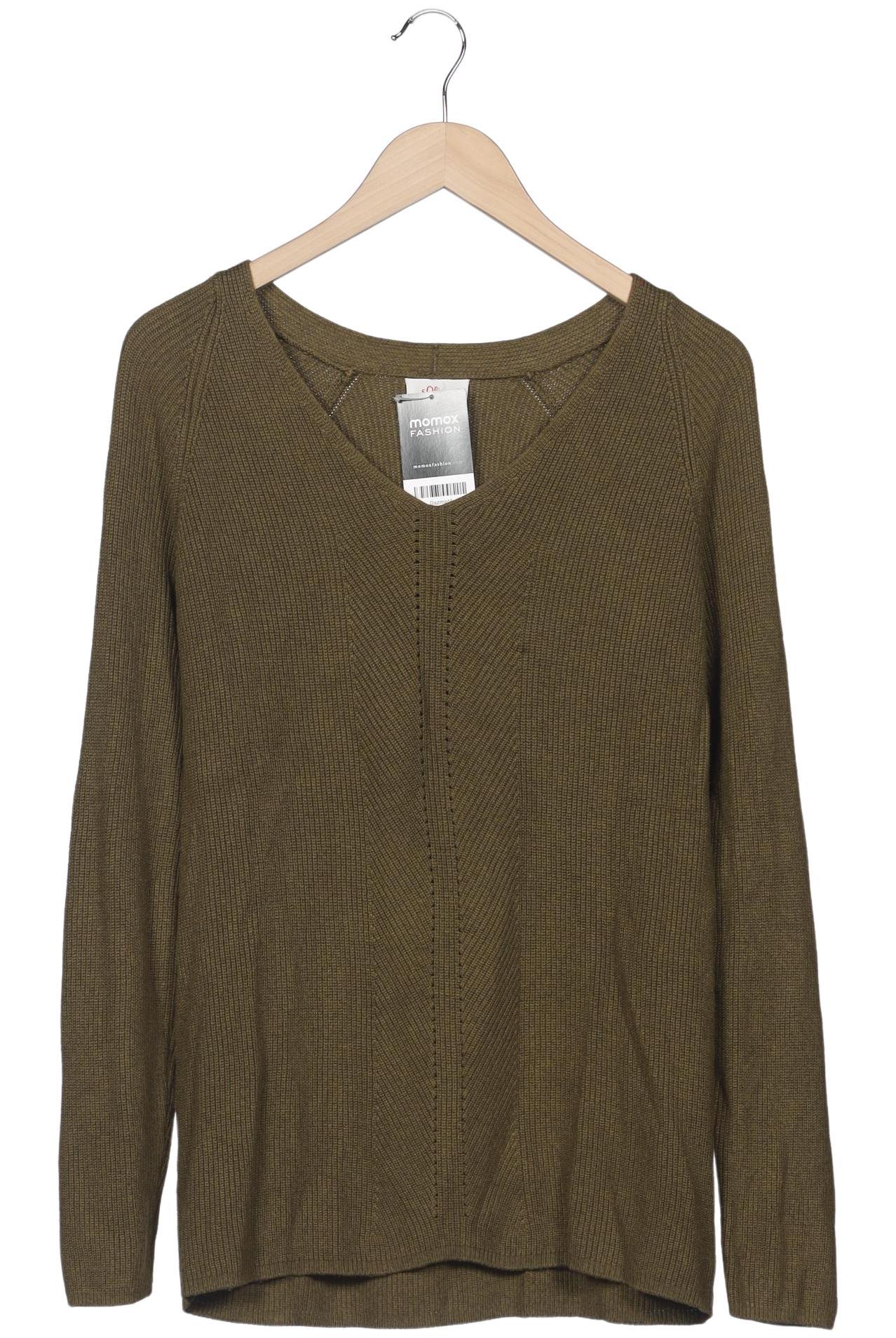 

s.Oliver Damen Pullover, grün, Gr. 42