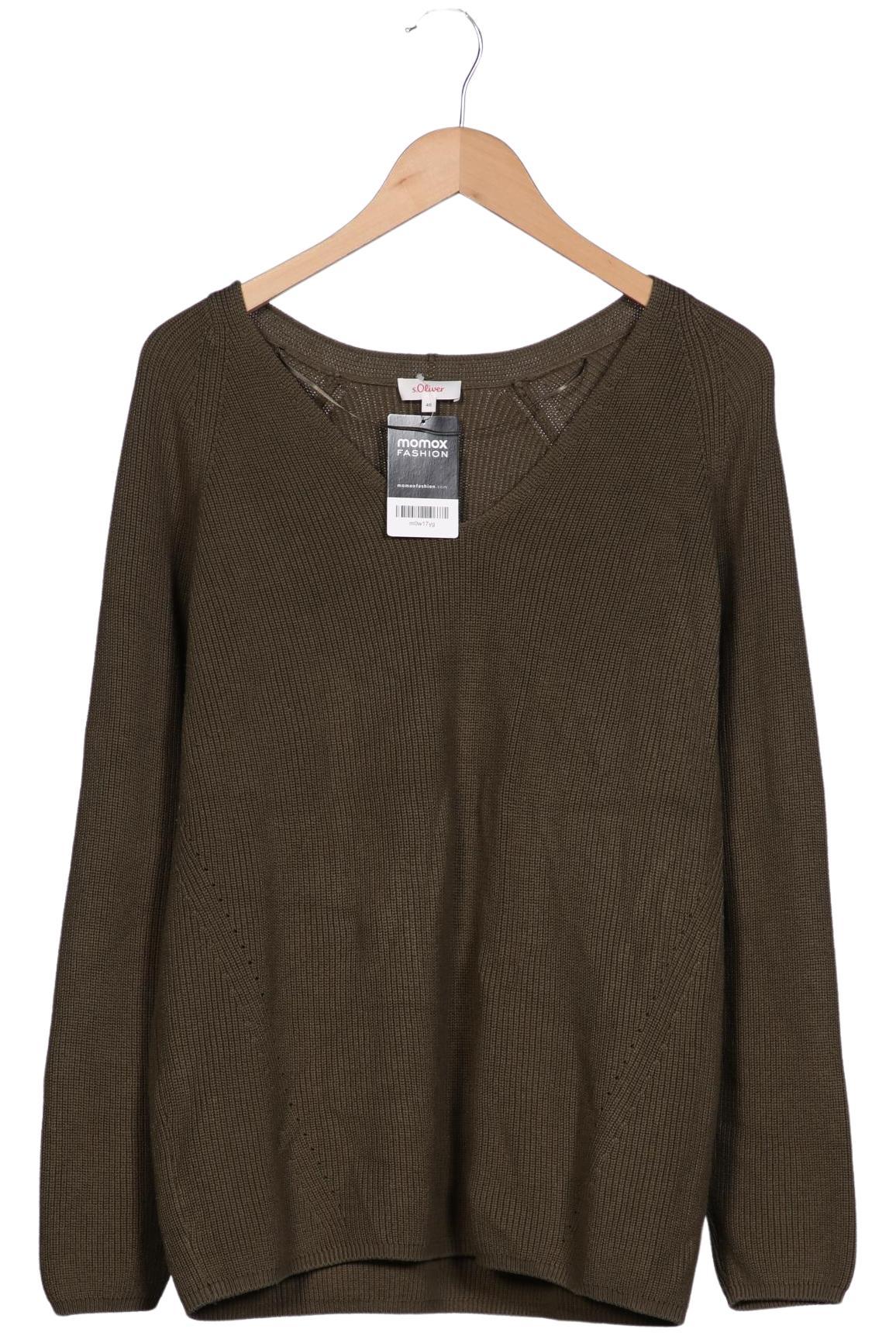 

s.Oliver Damen Pullover, grün, Gr. 46