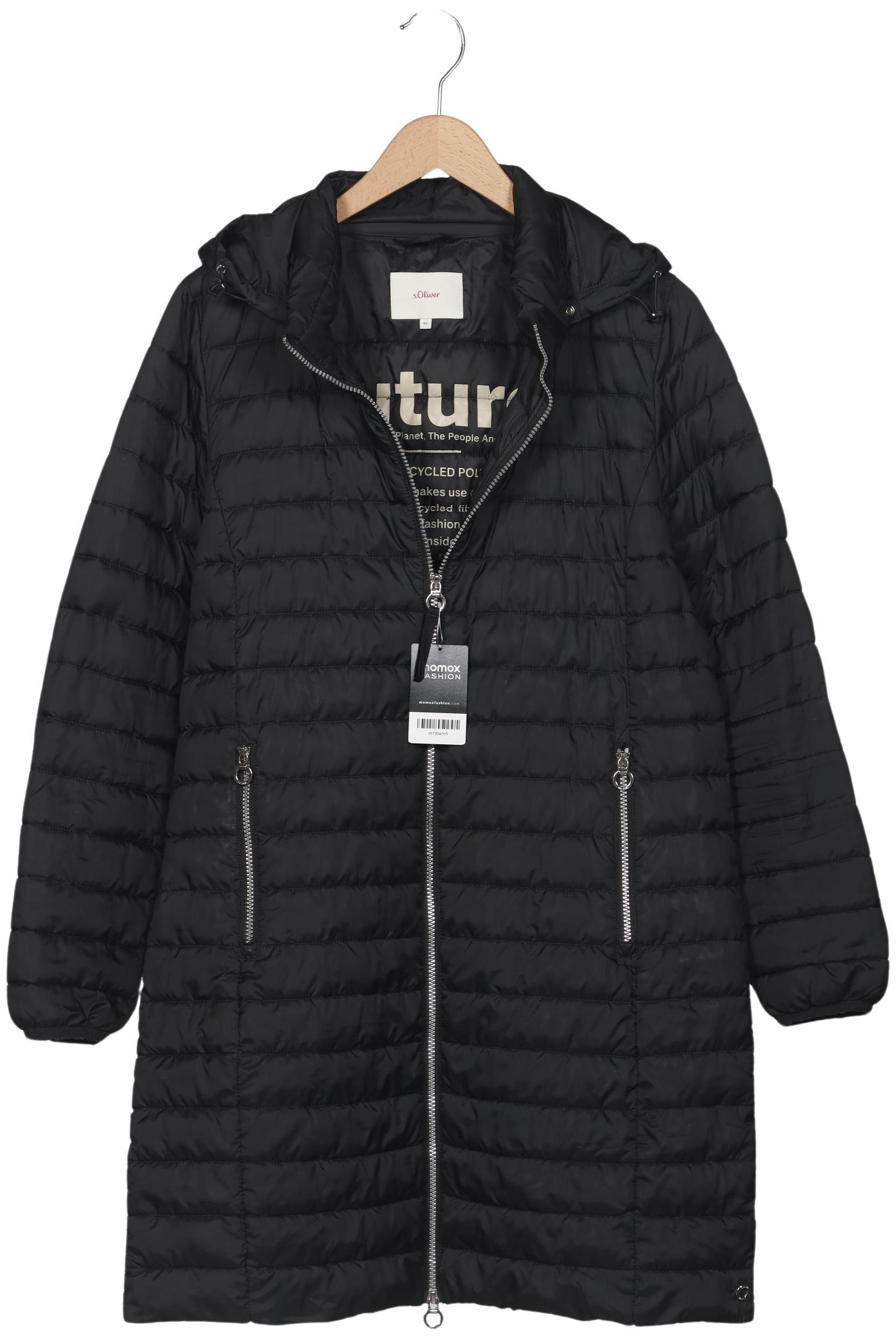 

s.Oliver Damen Mantel, schwarz, Gr. 42