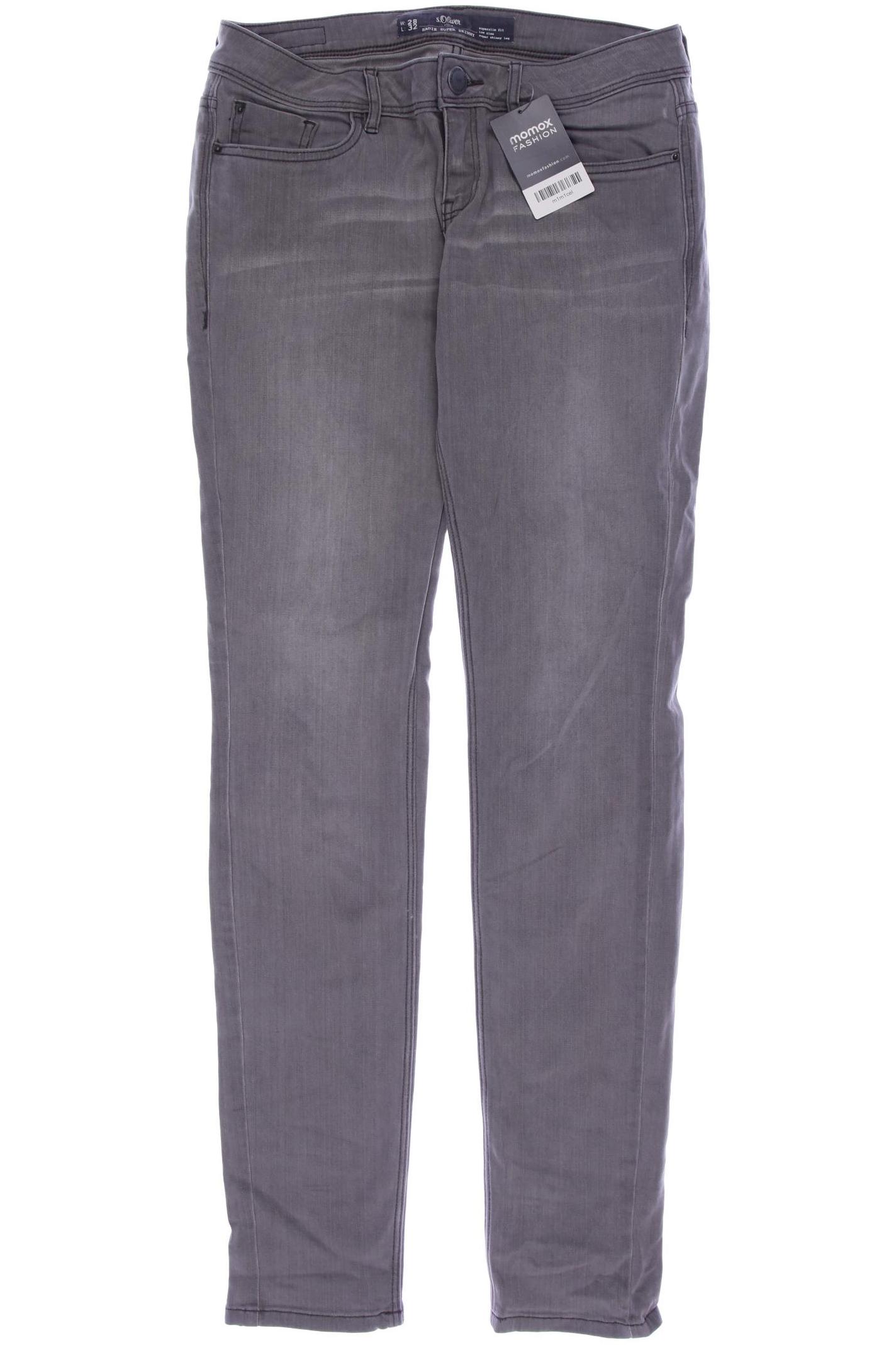 

s.Oliver Damen Jeans, grau