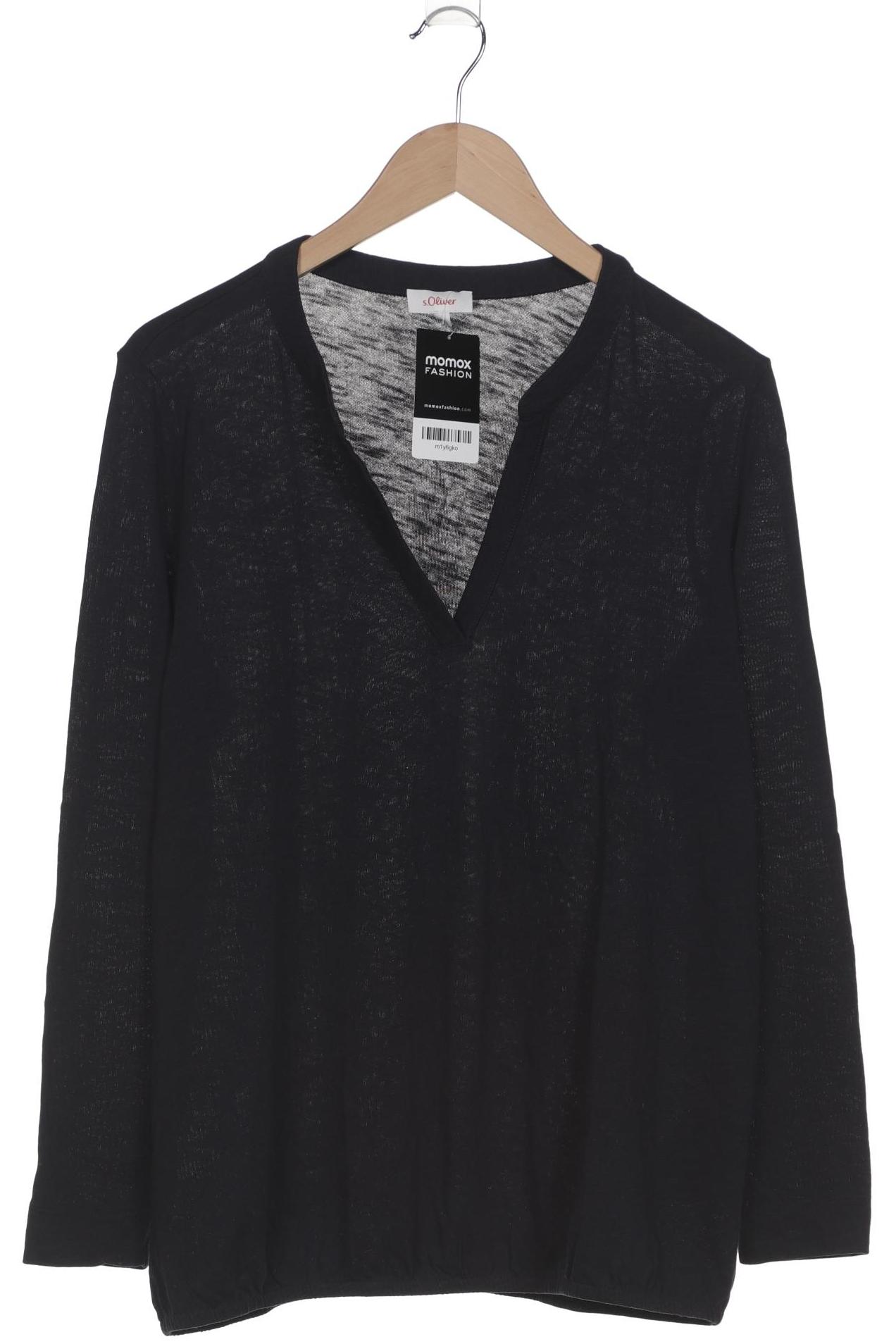 

s.Oliver Damen Langarmshirt, marineblau, Gr. 42