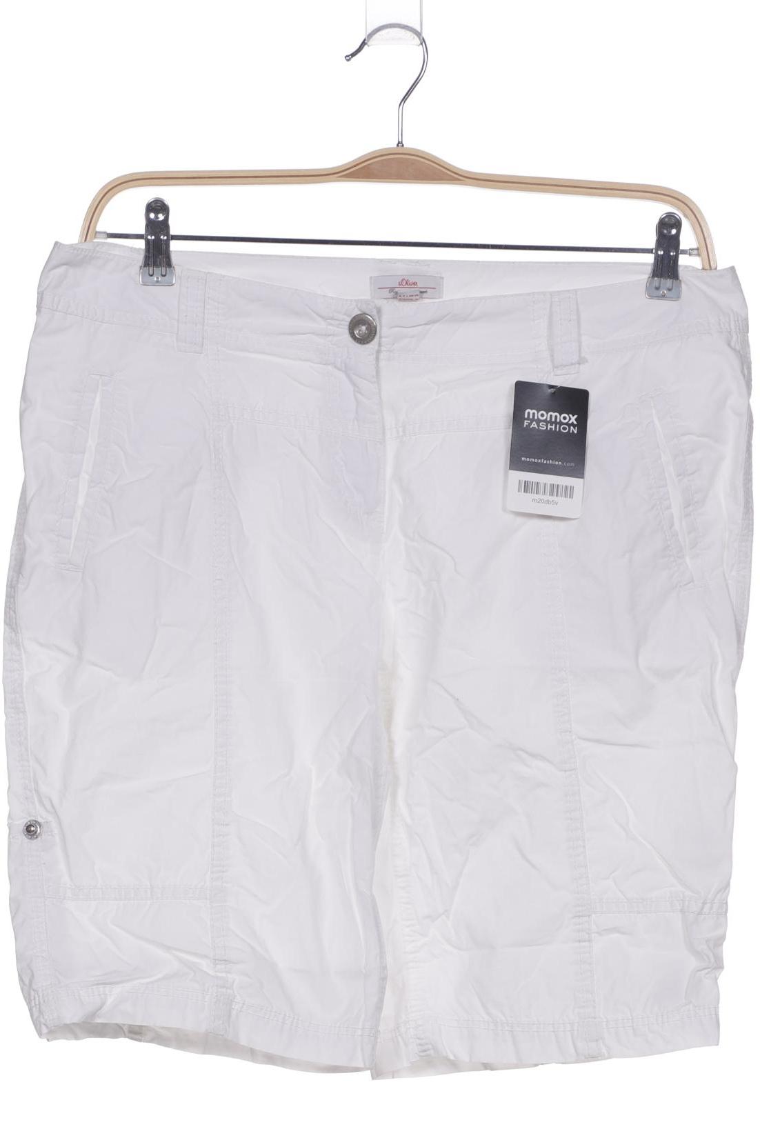 

s.Oliver Damen Shorts, weiß, Gr. 40