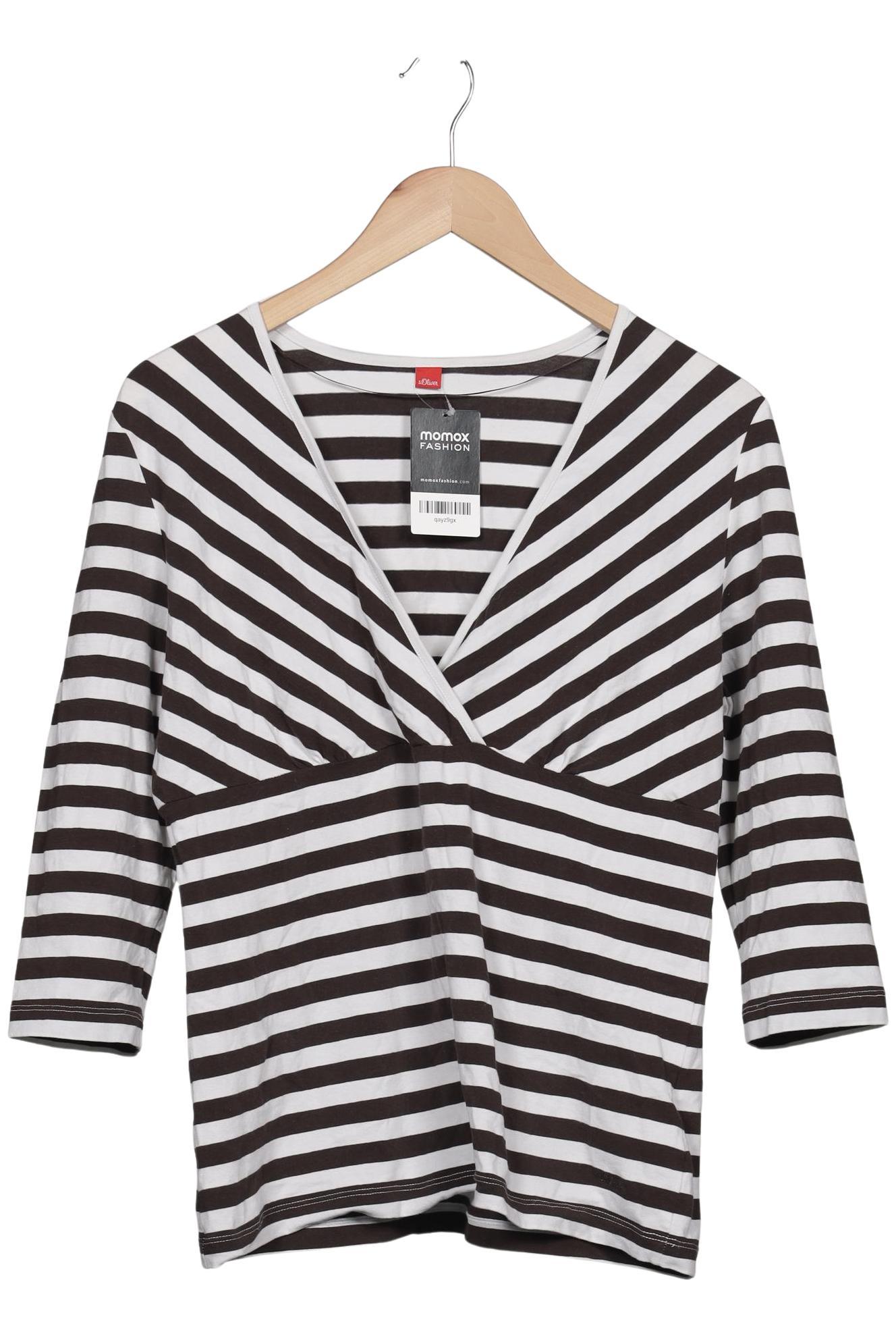 

s.Oliver Damen Langarmshirt, braun, Gr. 42