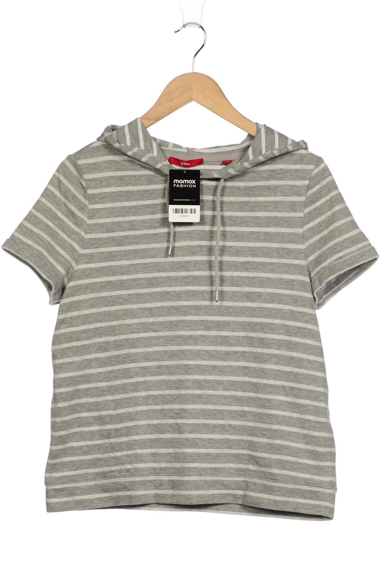 

s.Oliver Damen Kapuzenpullover, grau, Gr. 40