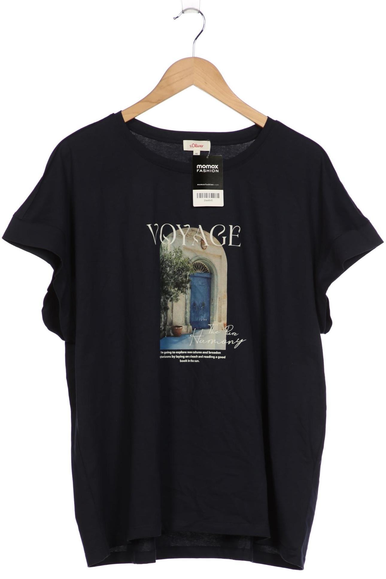 

s.Oliver Damen T-Shirt, marineblau, Gr. 48