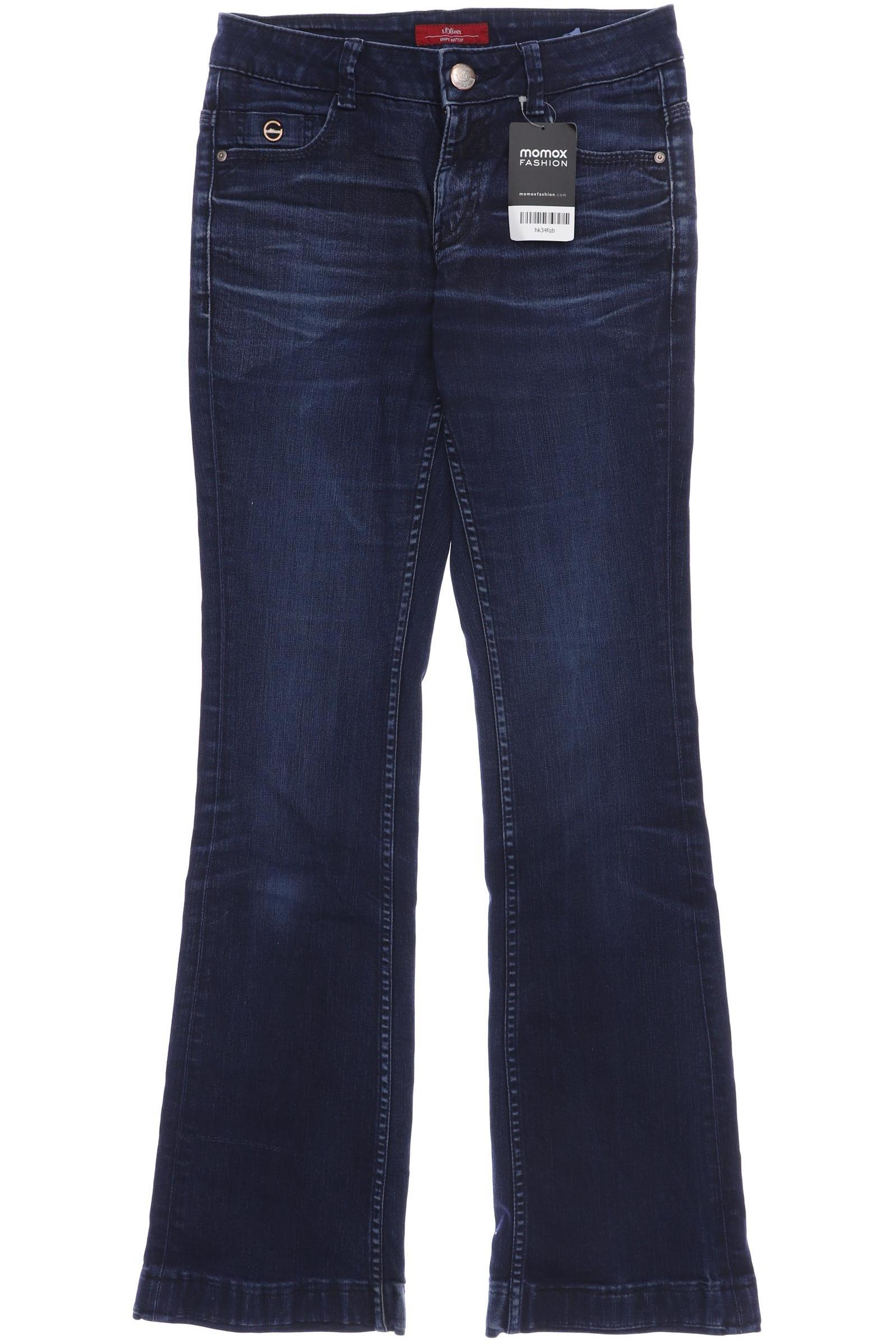 

s.Oliver Damen Jeans, marineblau