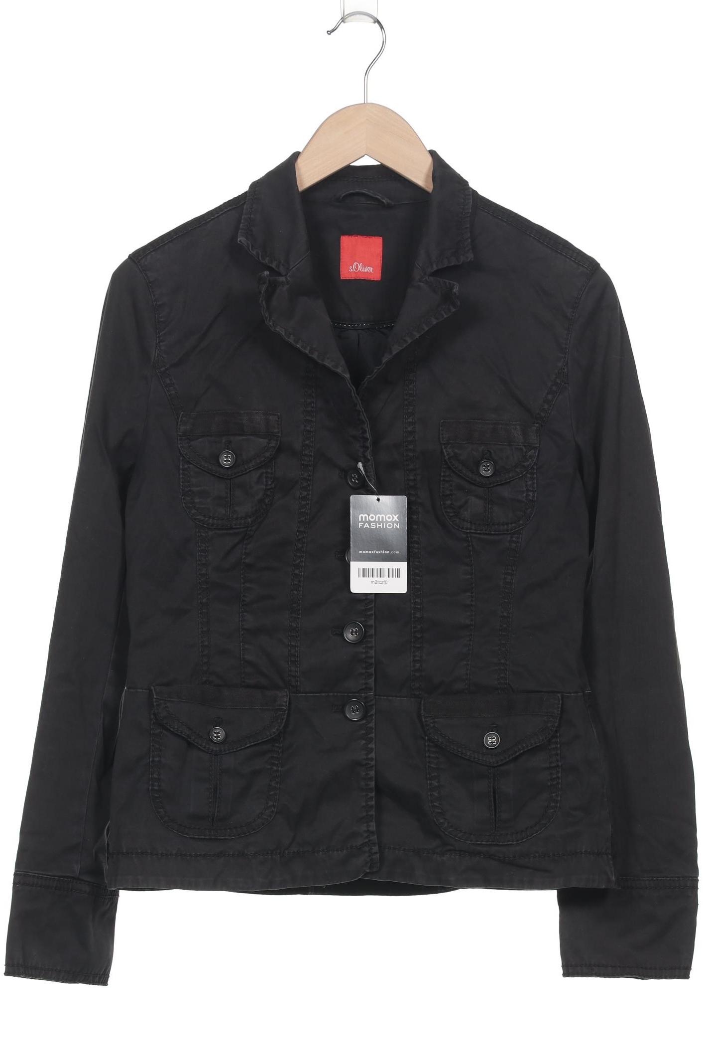 

s.Oliver Damen Jacke, schwarz, Gr. 40