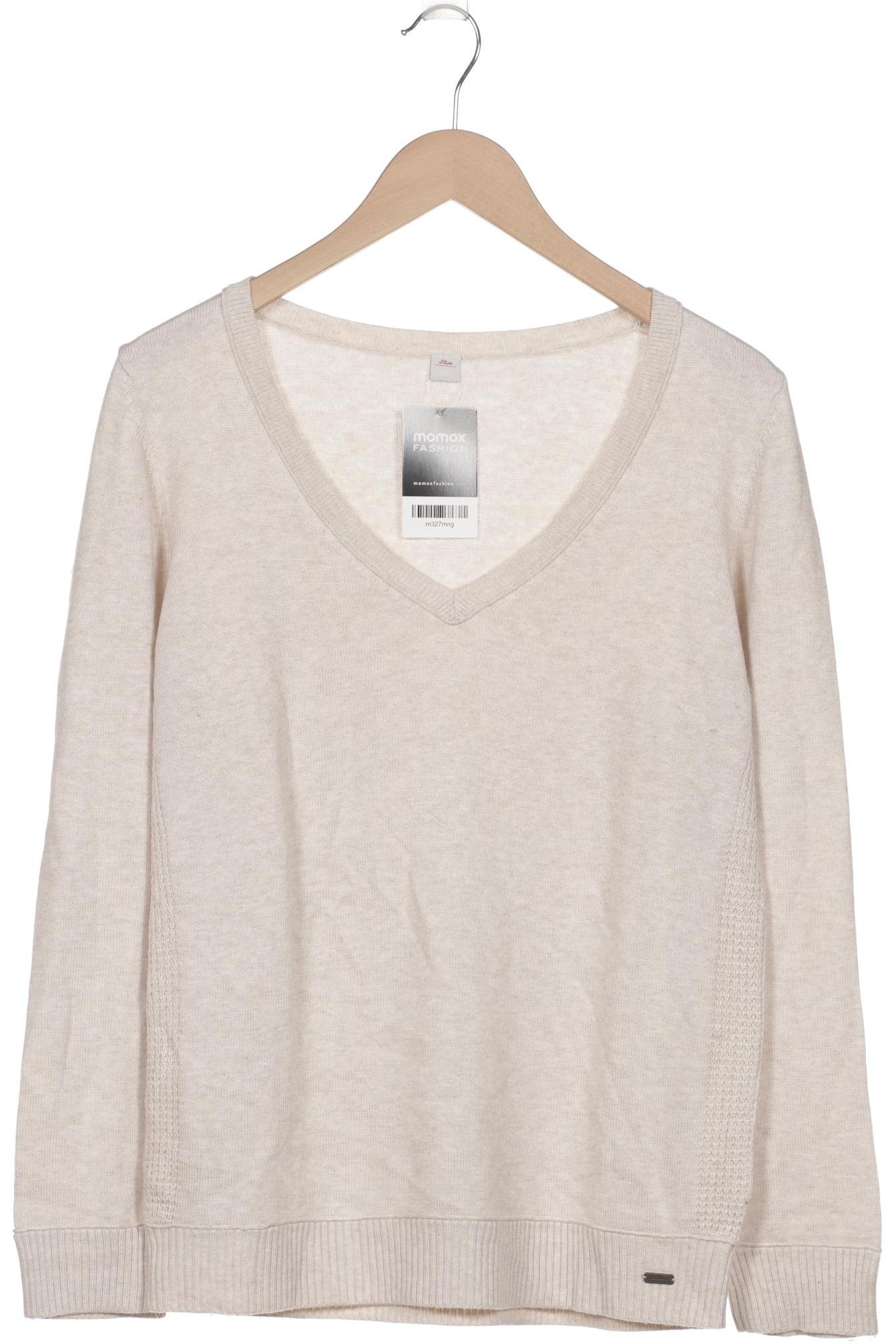 

s.Oliver Damen Pullover, beige, Gr. 42
