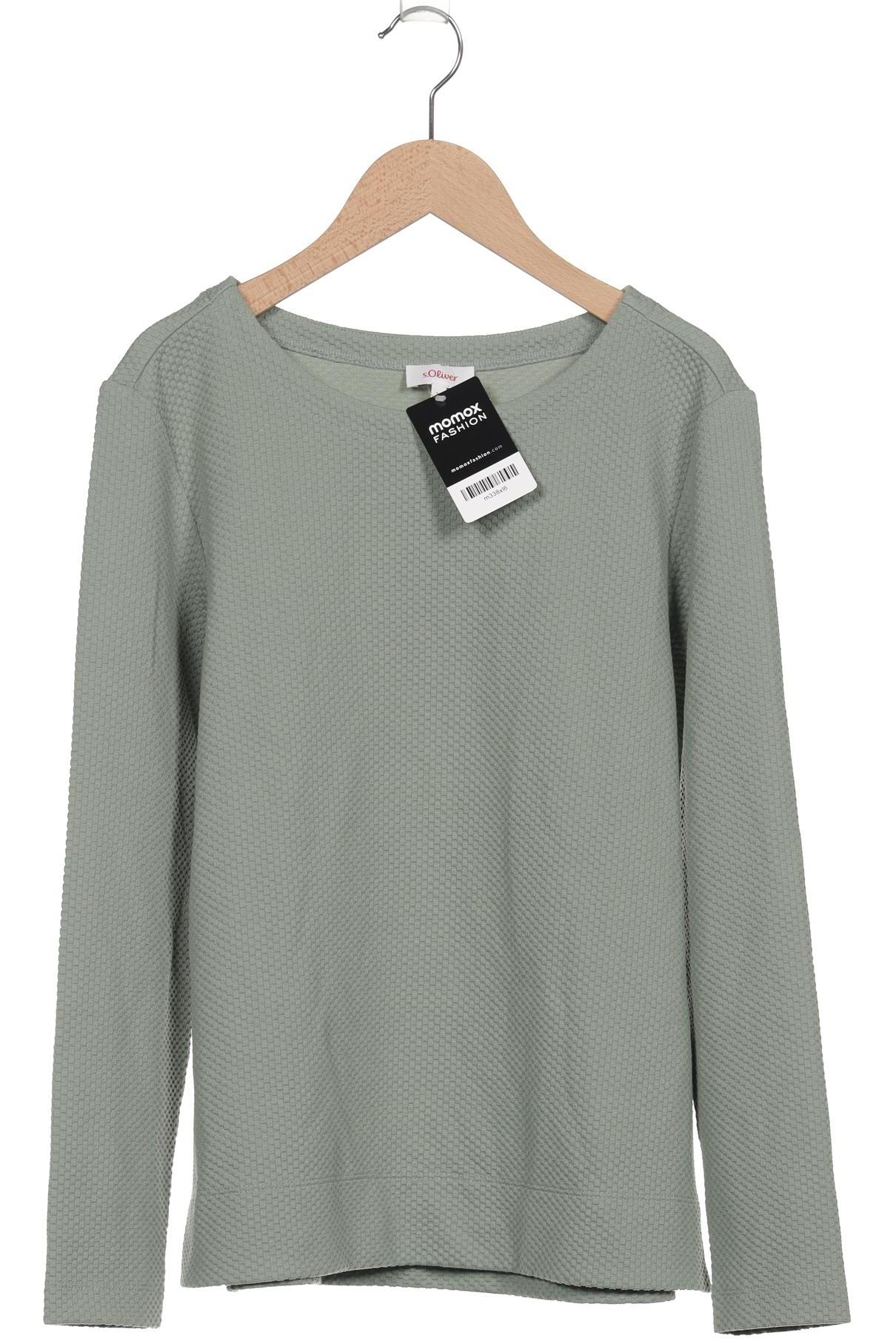 

s.Oliver Damen Langarmshirt, grün, Gr. 38