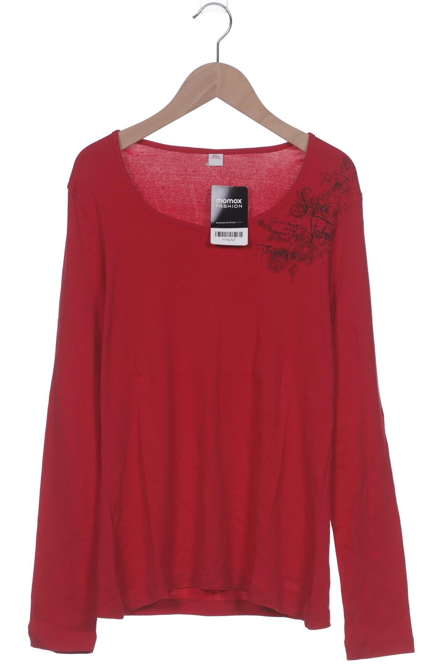 

s.Oliver Damen Langarmshirt, bordeaux, Gr. 42