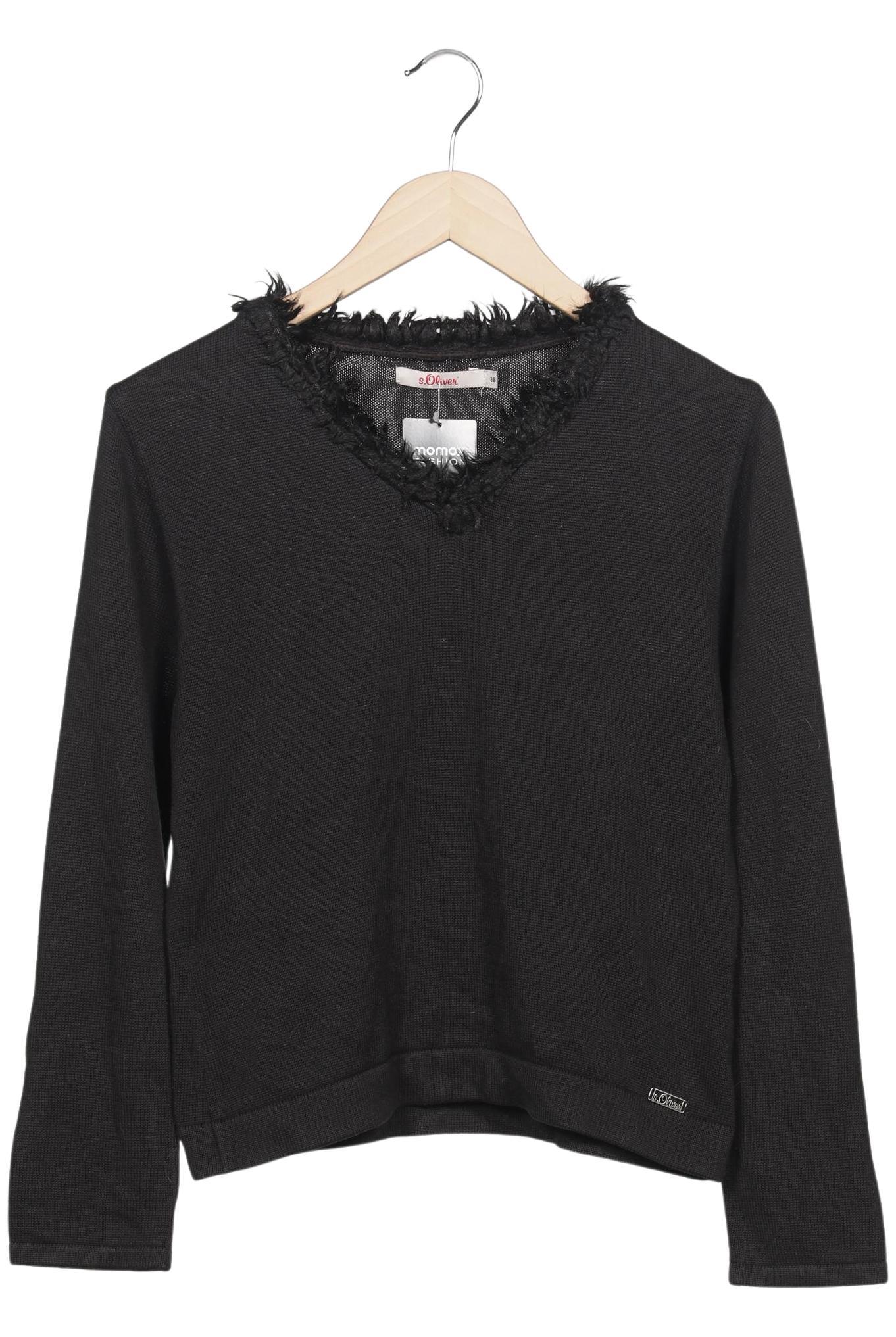 

s.Oliver Damen Pullover, schwarz, Gr. 38