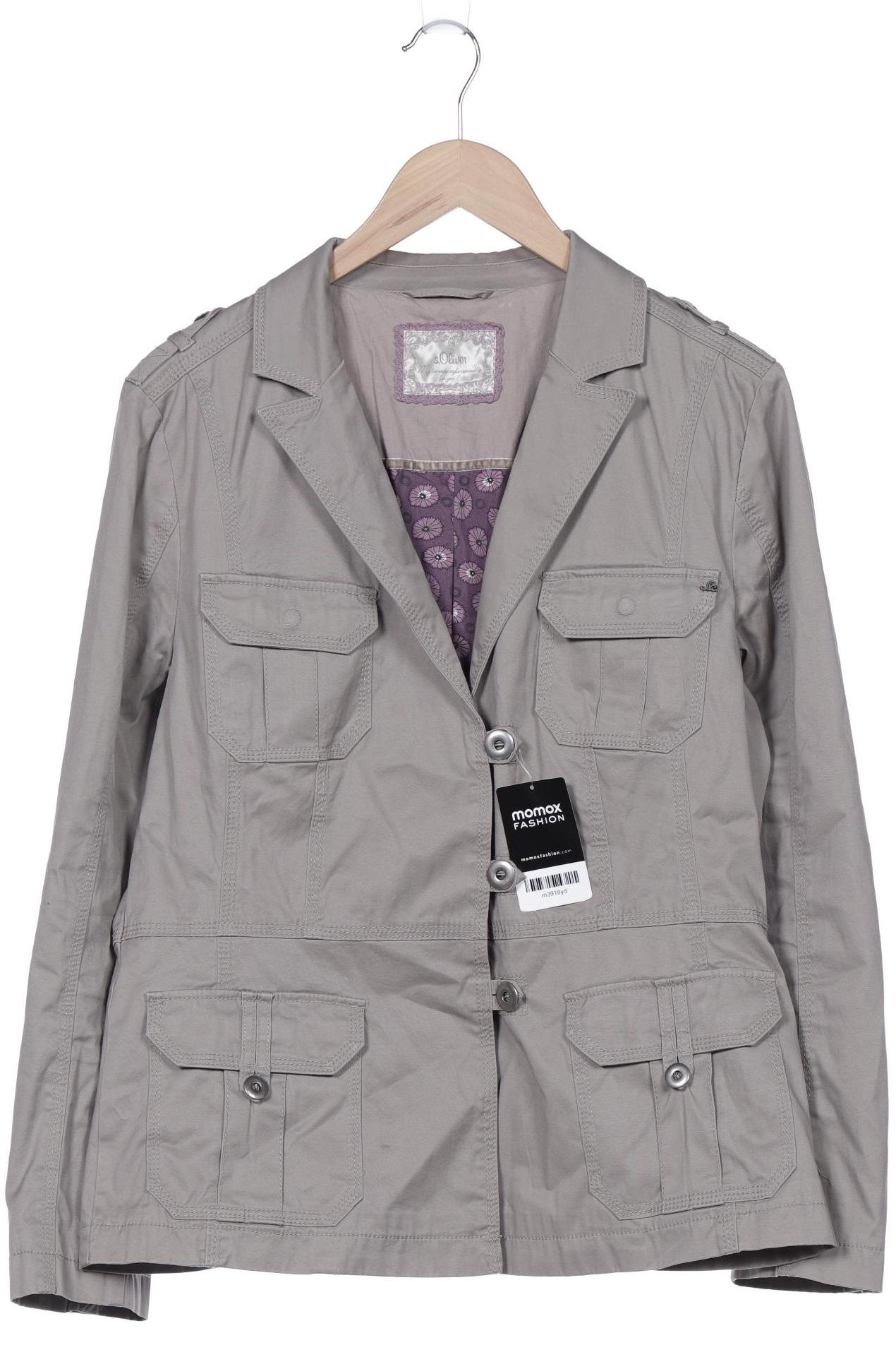 

s.Oliver Damen Jacke, grau, Gr. 44