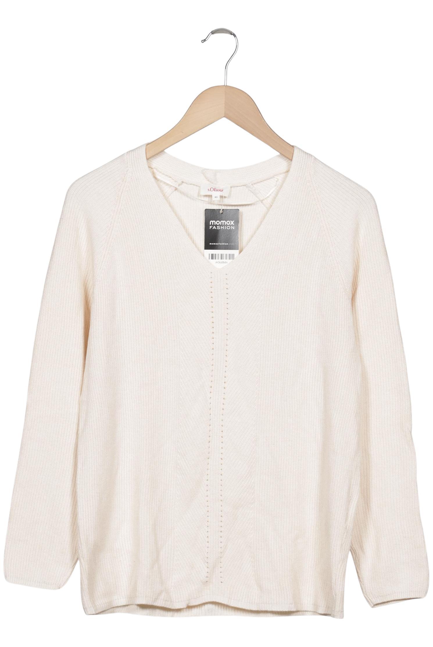 

s.Oliver Damen Pullover, cremeweiß, Gr. 40